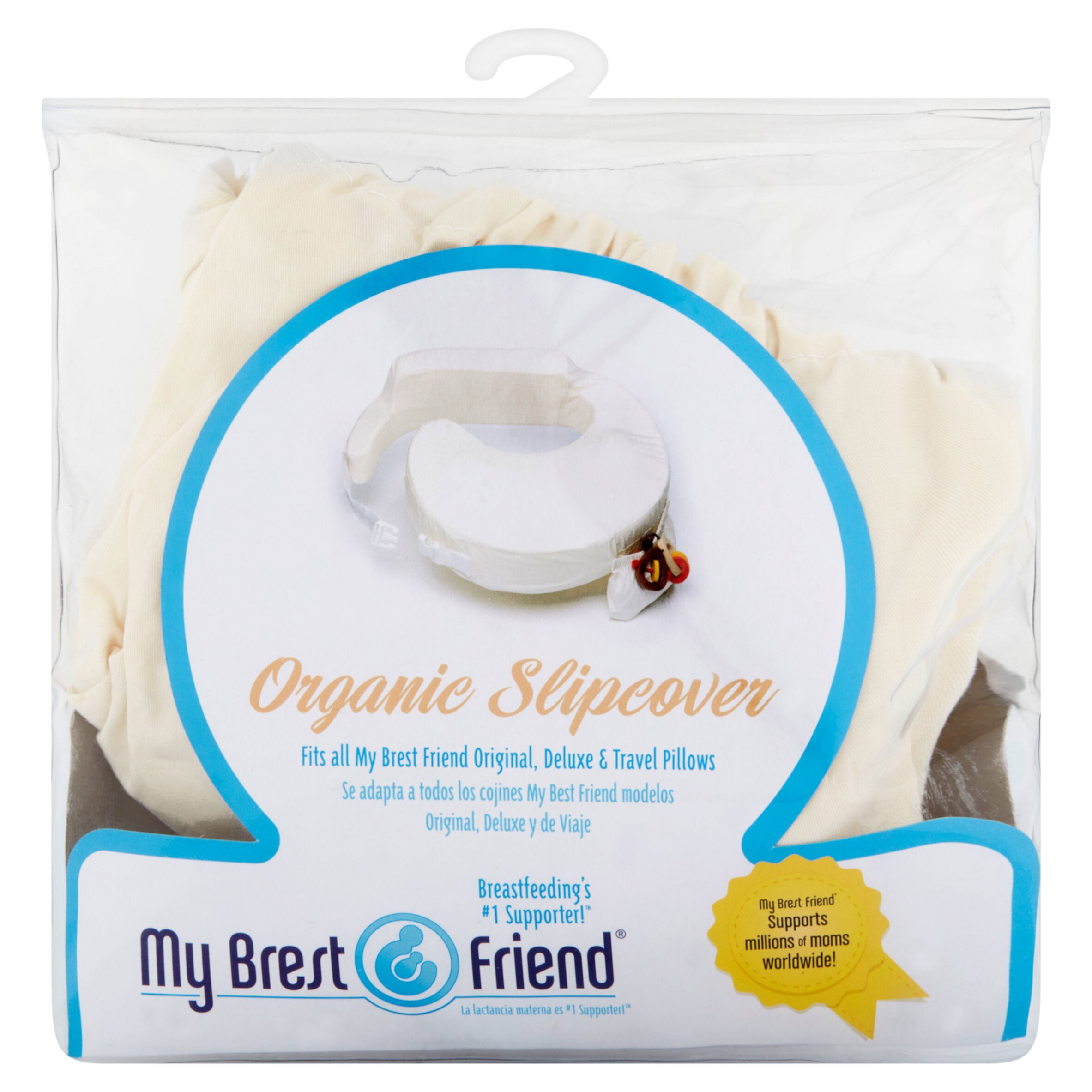 My Brest Friend Original Nursing Pillow Slipcover (Pillow not included) My Brest Friend