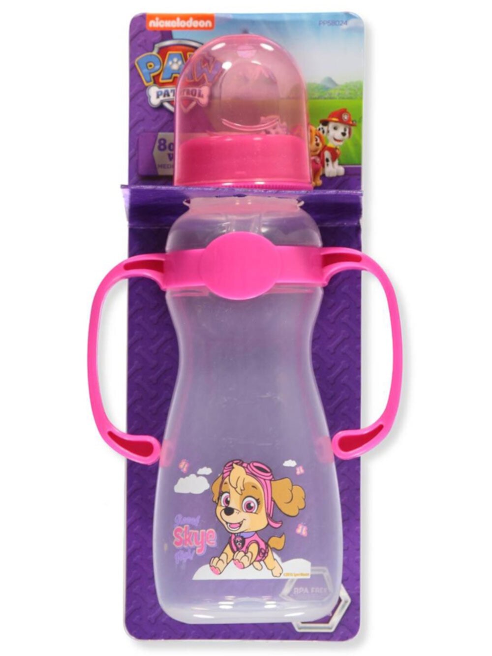 Paw Patrol Feeding Bottle with Handles (8 oz.) - fuchsia, one size Paw Patrol