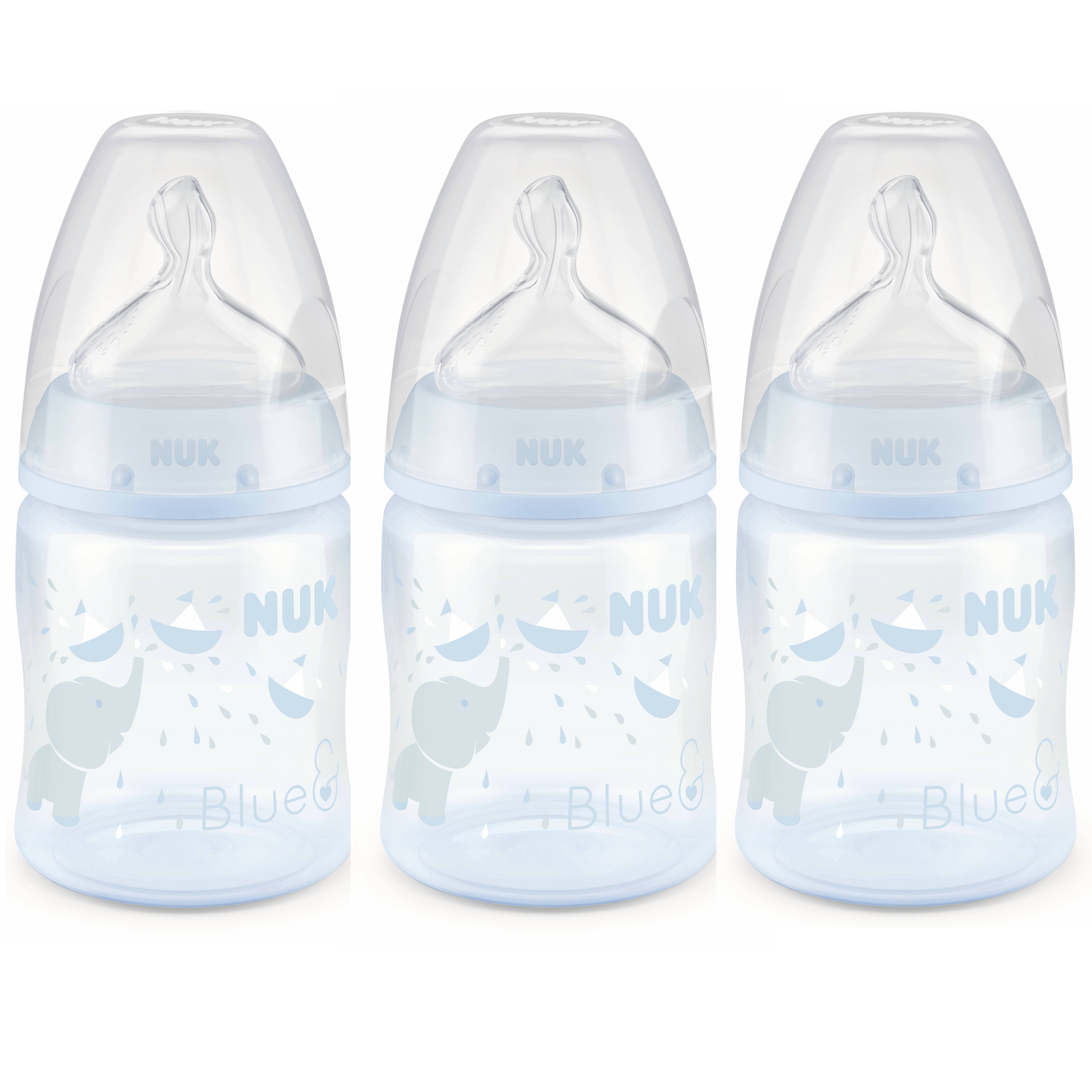 NUK Smooth Flow Anti-Colic Bottle, 5 oz, 3 Pack, 0+ Months NUK