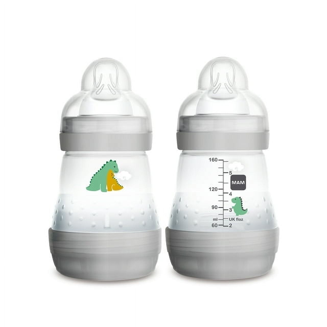 MAM Anti-Colic Bottle, 5 oz, 2-Count, Unisex MAM