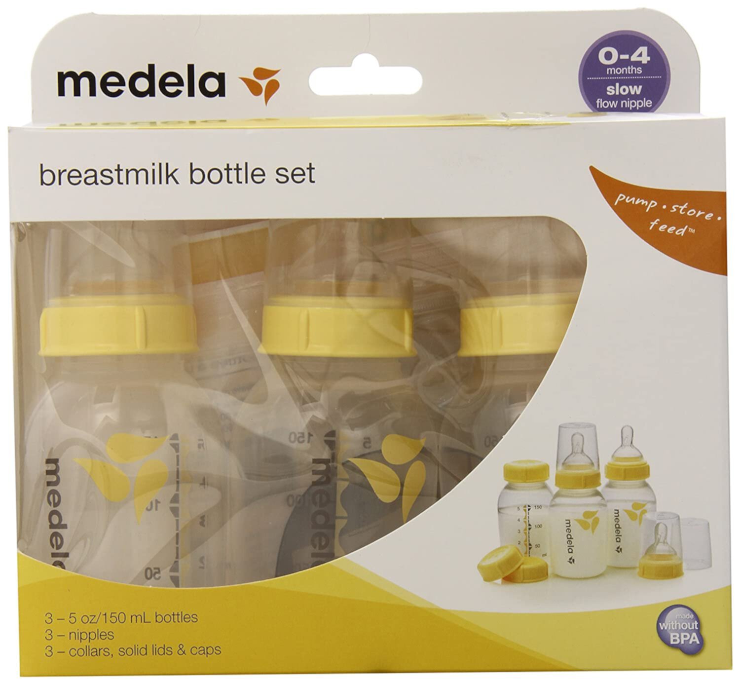 Medela Breastmilk Bottle Set - 5 oz - 3 ct Medela