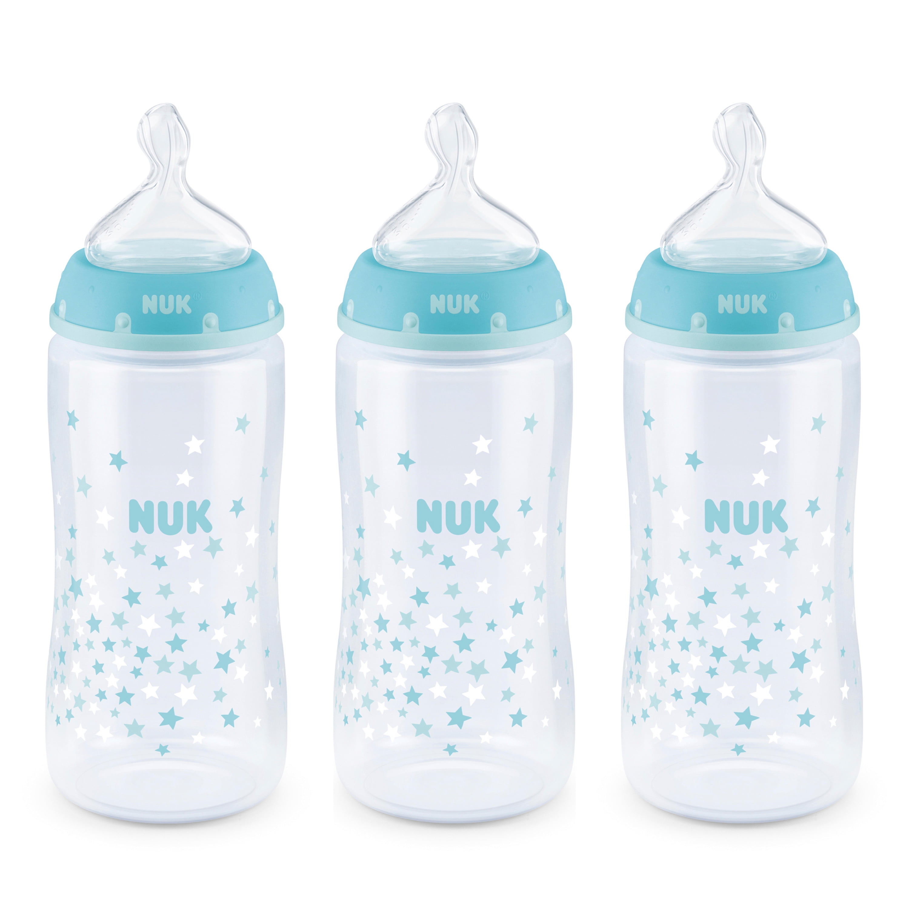 NUK Perfect Fit Bottle, 10 Ounce, 3 Pack NUK