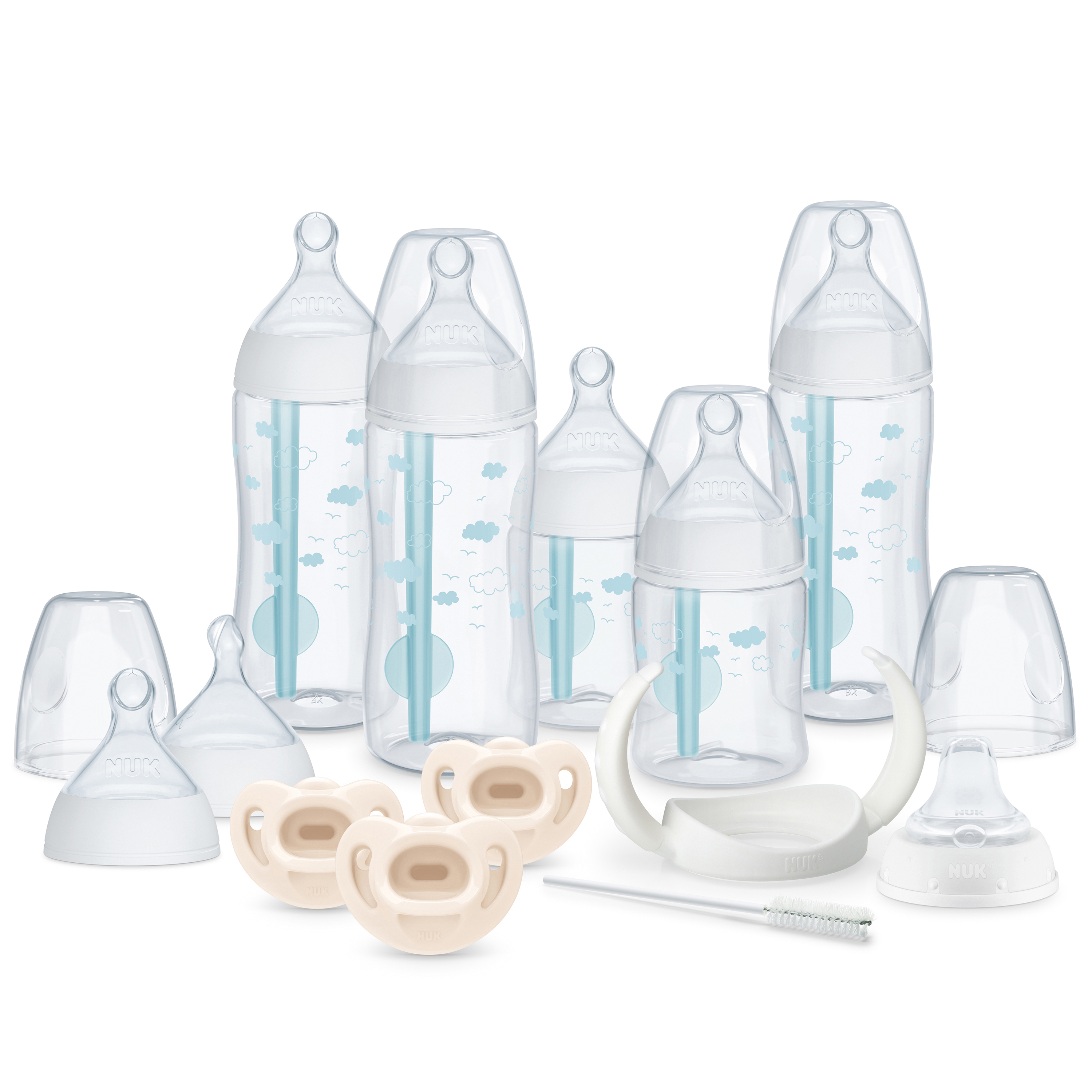 NUK Smooth Flow™ Pro Anti-Colic Baby Bottle, Pacifier & Cup Newborn Gift Set NUK