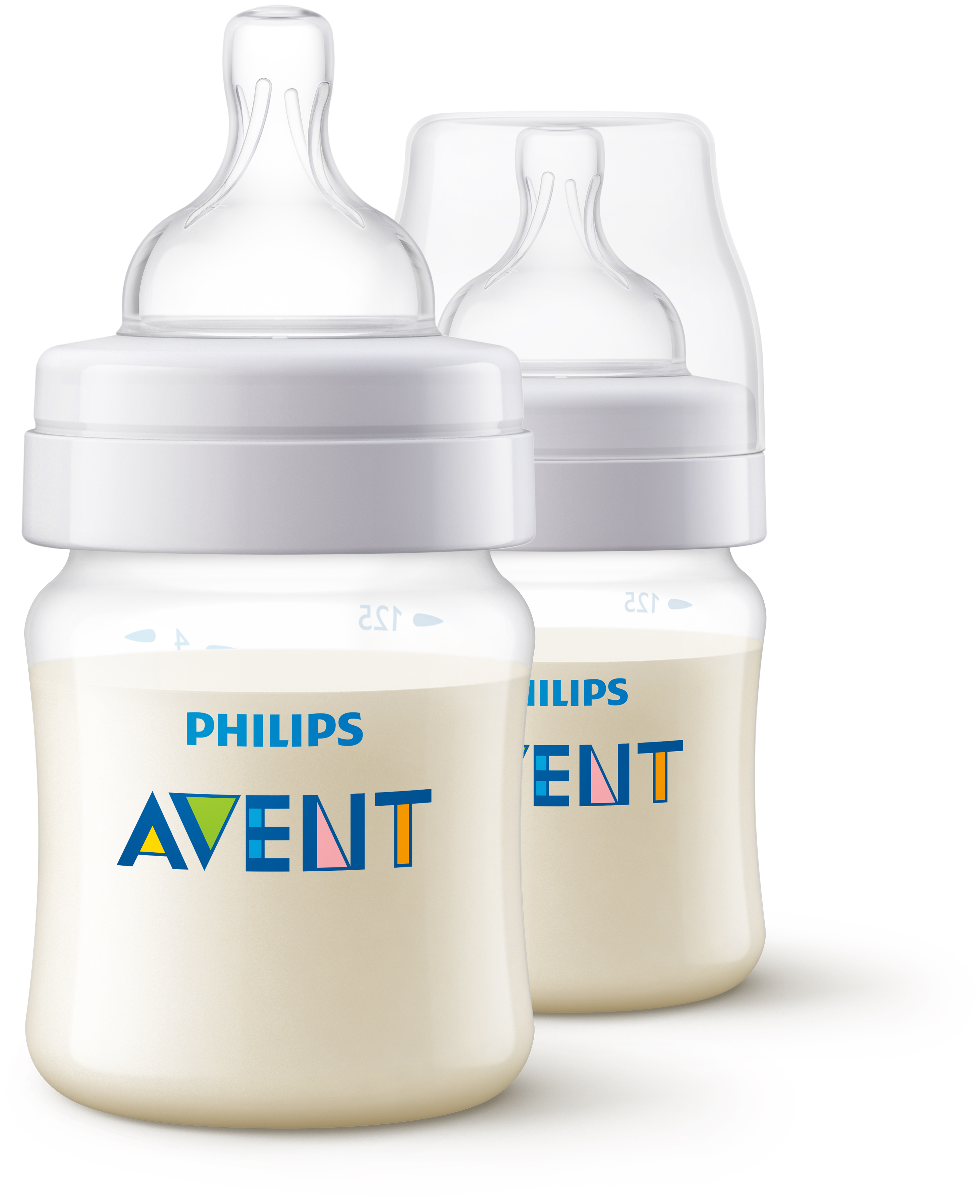 Philips Avent SCF400/27 Botella Anticólicos Transparente, 4 Oz, Paquete de 2 Philips Avent