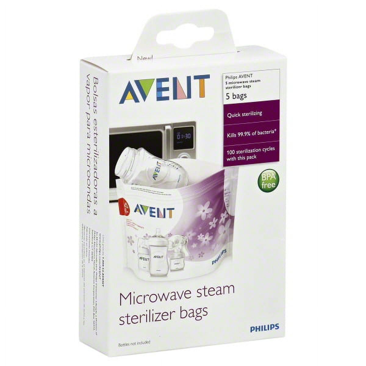 Philips AVENT Microwave Steam Sterilizer Bags, BPA-Free Philips Avent