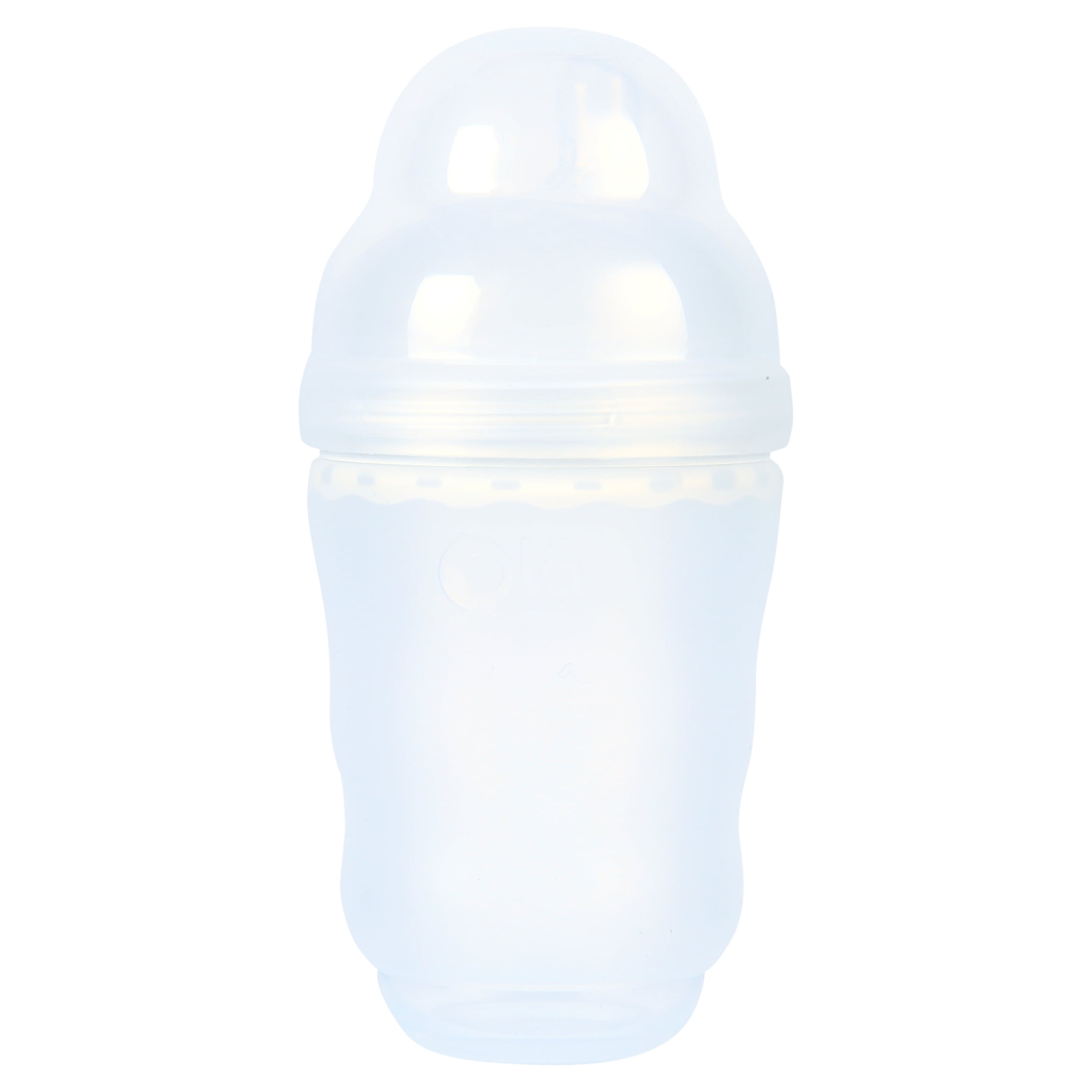 Olababy GentleBottle, Silicone Baby Bottle - 8oz, Frost Olababy