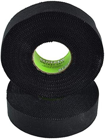 Renfrew Cloth Hockey Tape (2-Pack) - 1" Width - Black XT Renfrew