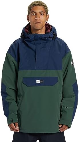 DC Shoes Men's Snowboard Anorak Jackets - DC-43 Anorak | Dress Blues, Large DC