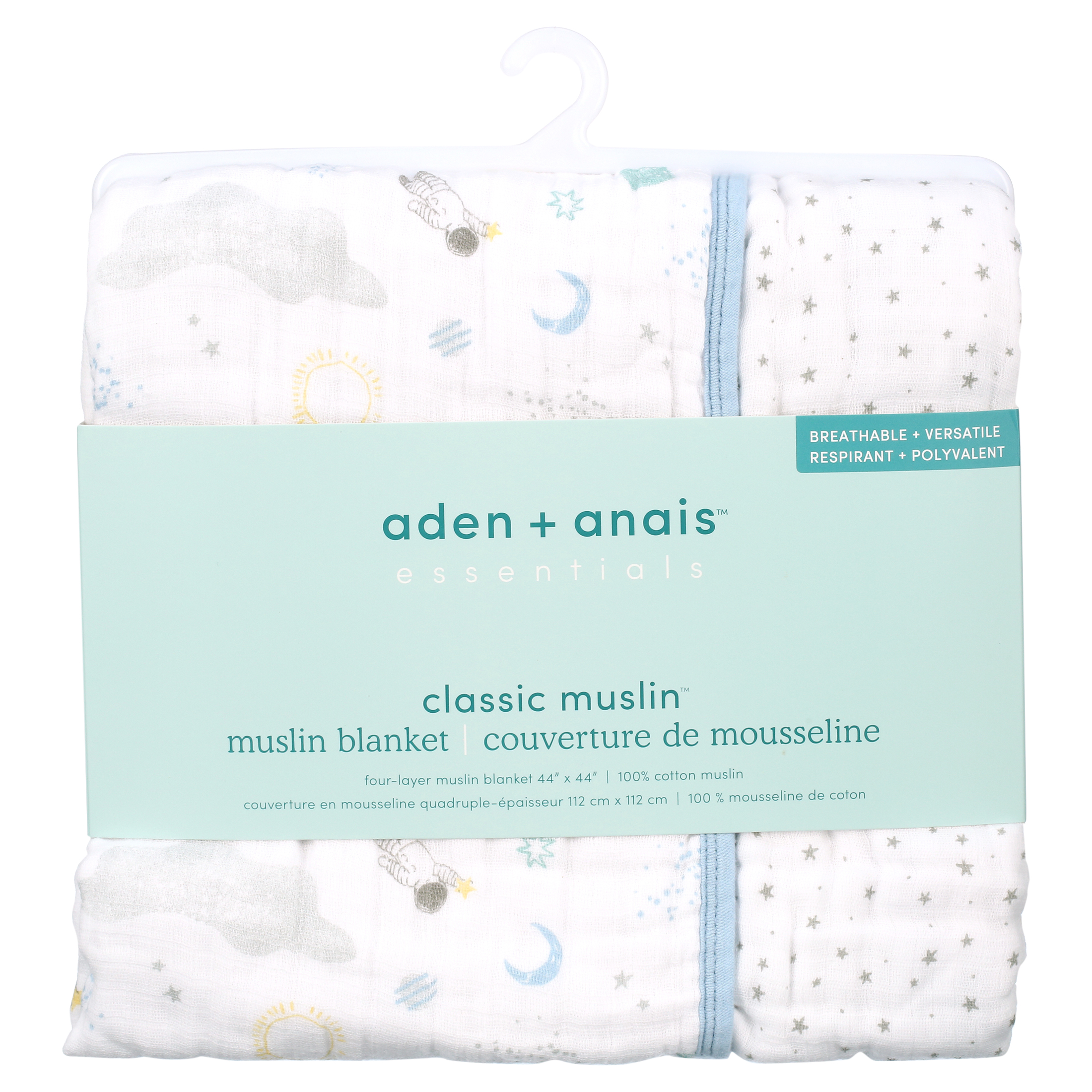 Aden + Anais Essentials Classic Muslin Muslin Blanket 1 ea Aden + anais