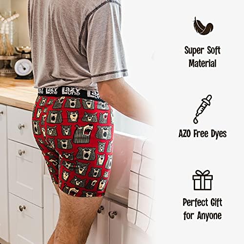 Lazy One Funny Boxer Briefs for Men, Underwear for Men, Gag Gifts for Men Lazy One