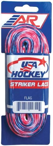 A&R Sports USA Hockey Laces, 108-Inch, USA Flag A&R Sports