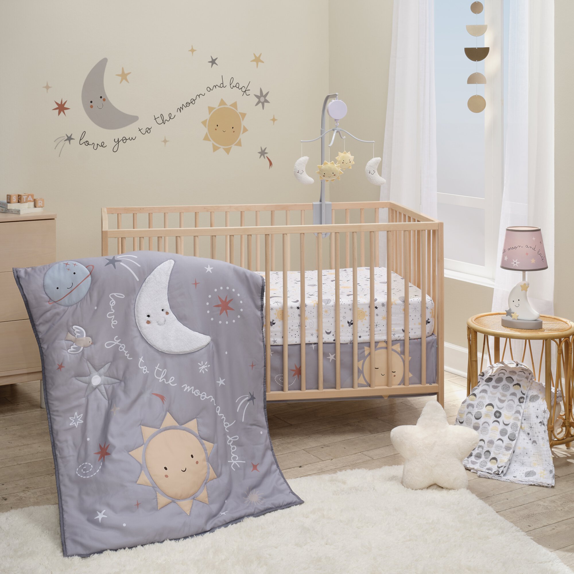 Bedtime Originals Little Star Celestial 3-Piece Nursery Baby Crib Bedding Set Bedtime Originals