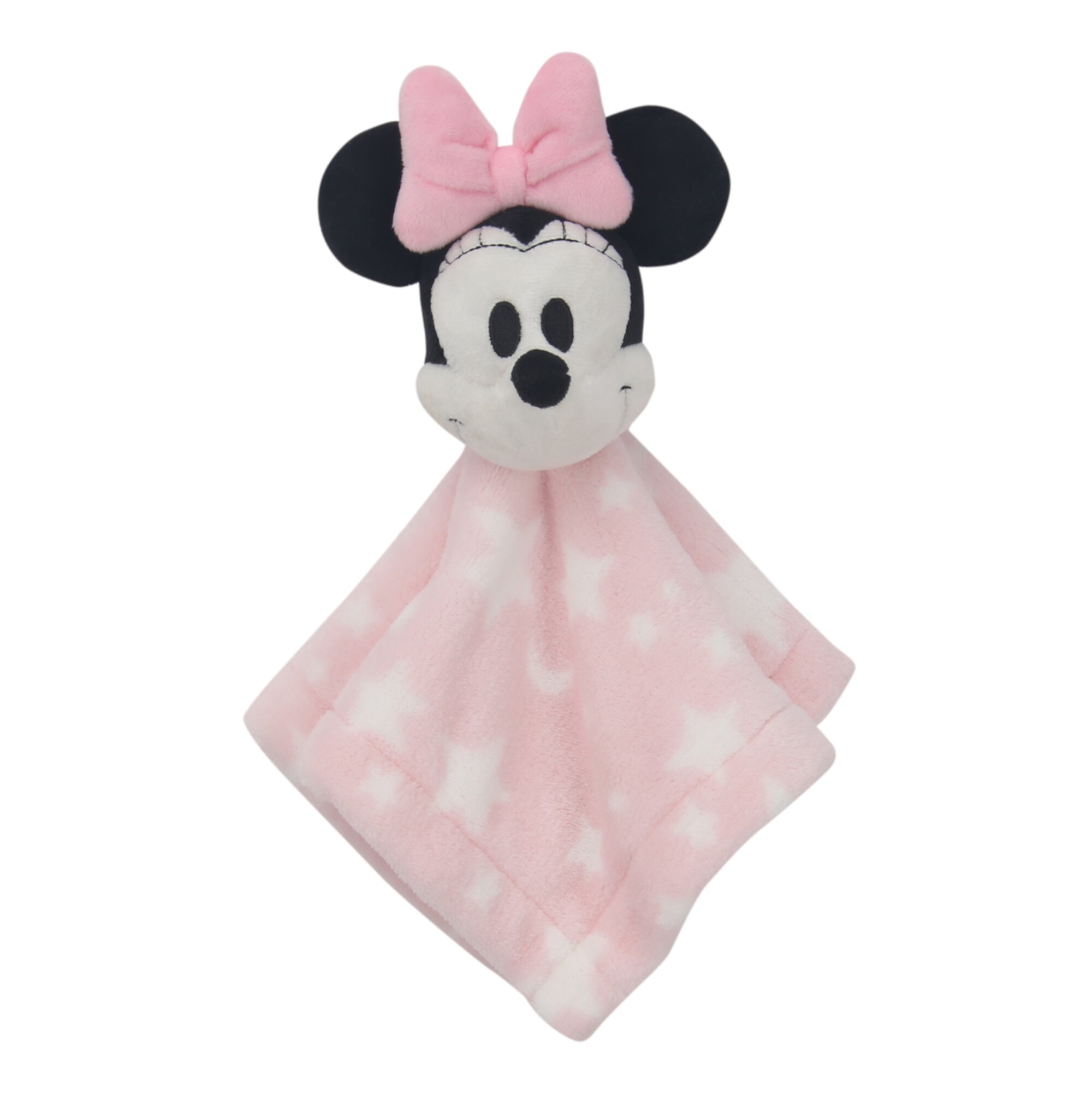 Lambs & Ivy Disney Baby Minnie Mouse Pink Stars Security Blanket/Lovey Lambs & Ivy