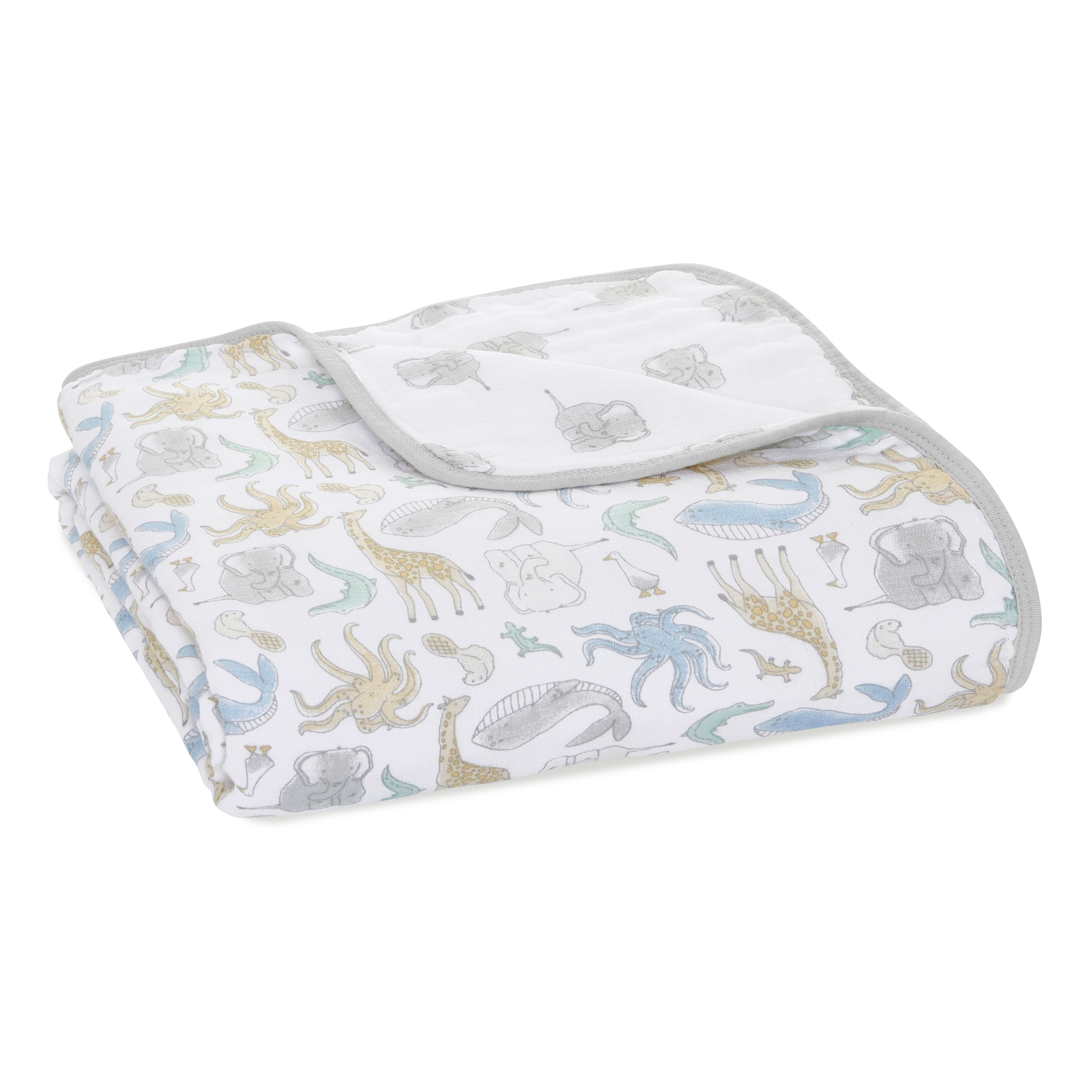 Aden + Anais Essentials Dream Blanket, 100% Muslin Cotton, Unisex, Natural History Aden + anais