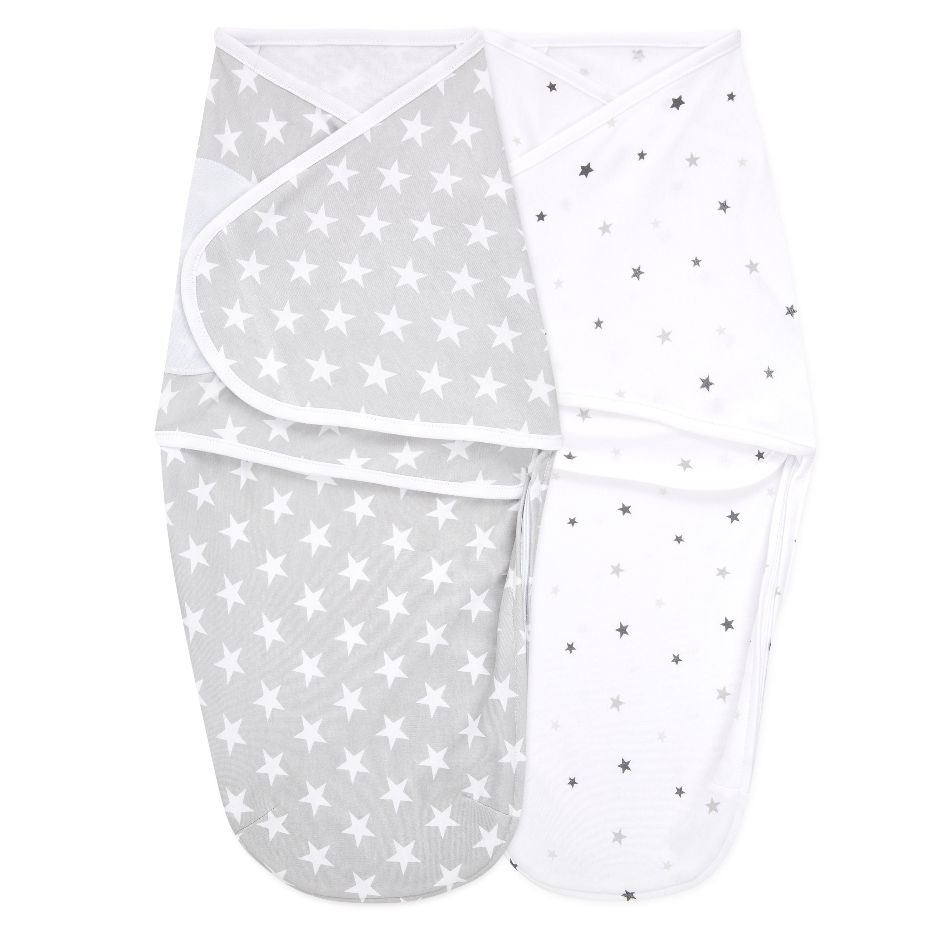 Aden + Anais Essentials Easy Wrap Swaddle, Cotton Knit Baby Wrap, Newborn Wearable Swaddle Sleep Sack, 3 Pack, Unisex, Twinkle, 0-3 Months Aden + anais