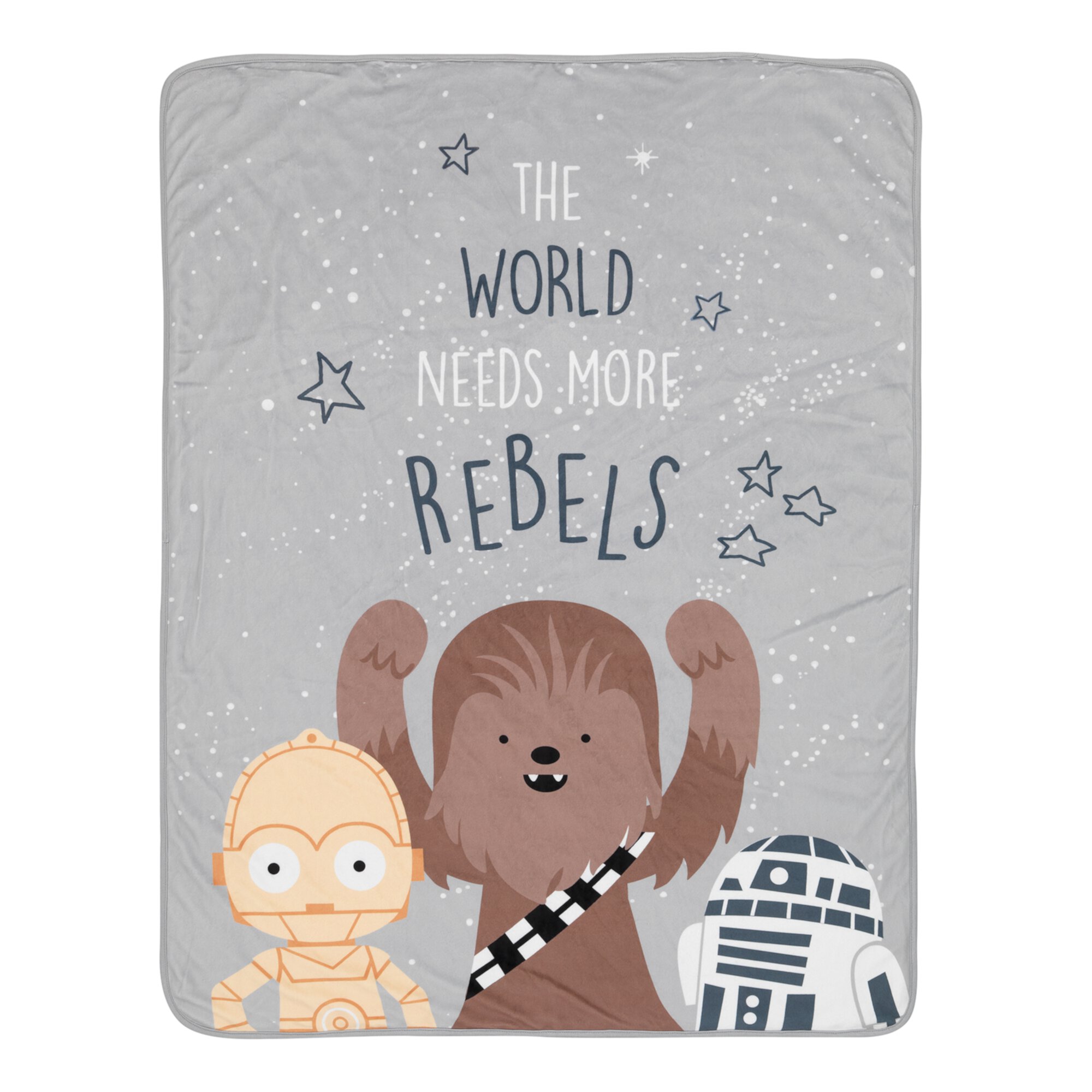 Lambs & Ivy Star Wars Rebels Baby Blanket - Gray Lambs & Ivy