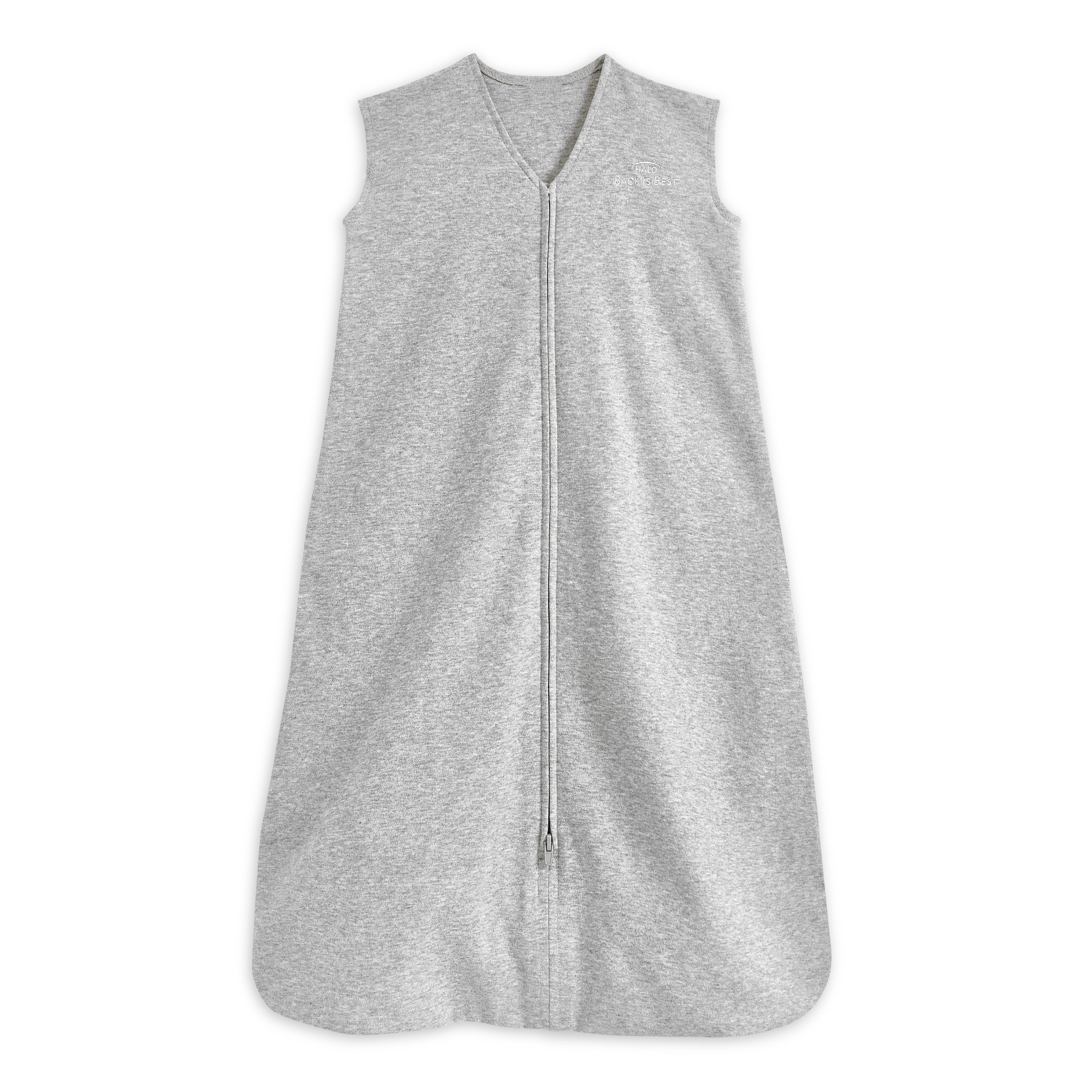 Halo SleepSack 100% Cotton Wearable Blanket, Heather Gray, Medium Halo