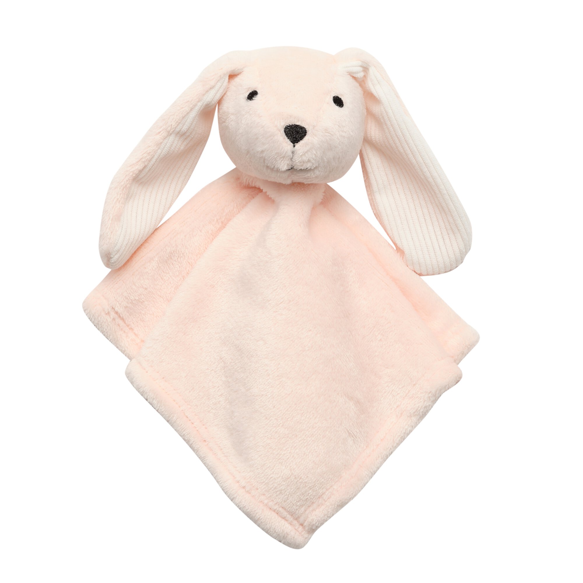 Lambs & Ivy Pink Bunny Soft Baby/Child/Toddler Plush Lovey Security Blanket Lambs & Ivy