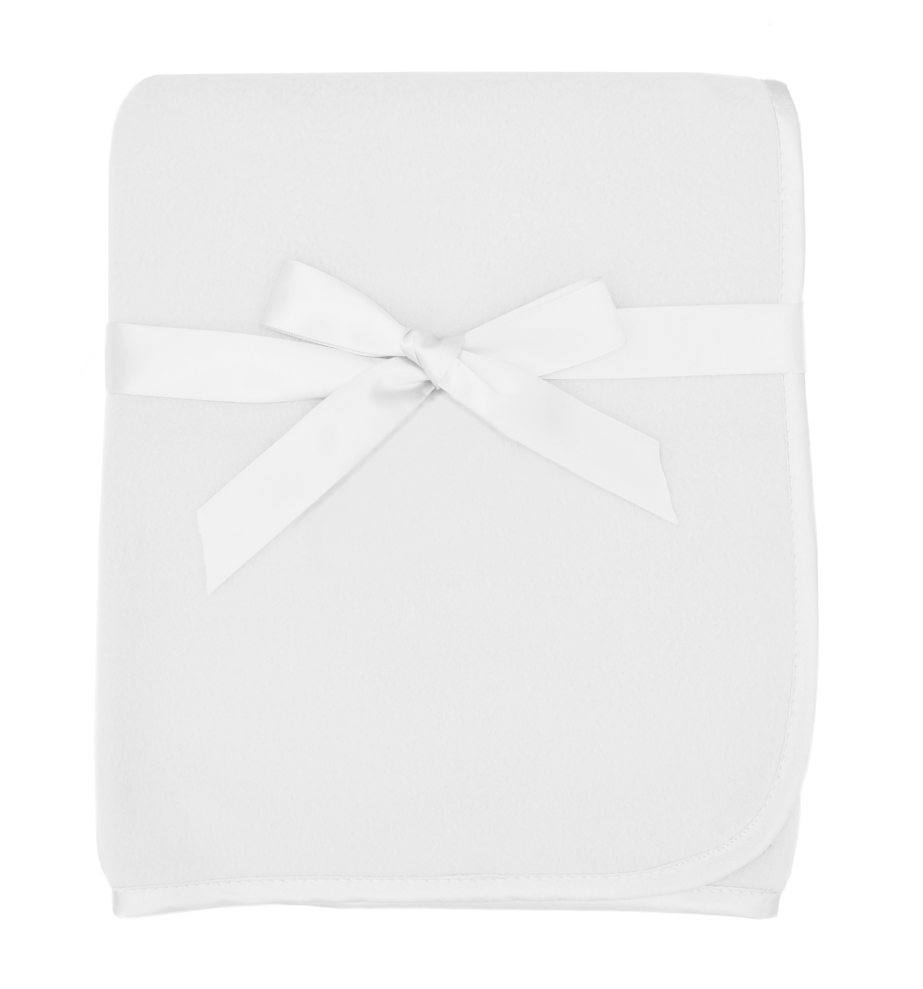 American Baby Company Classic White Solid Fleece Baby Blanket American Baby Company