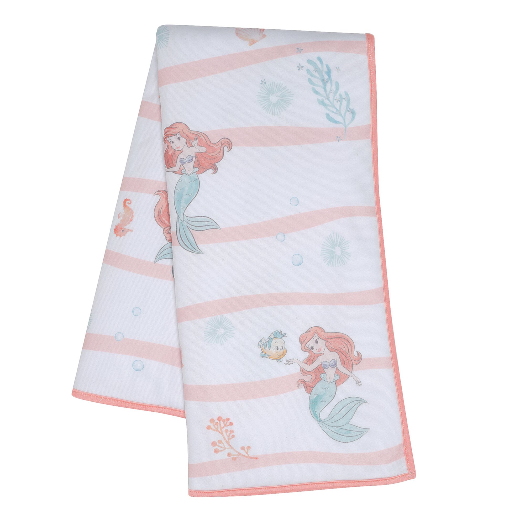 Bedtime Originals Disney Baby The Little Mermaid White Baby Blanket - Ariel Bedtime Originals