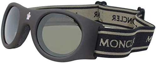 Moncler ML0051 Dark Brown/Smoke Unisex Ski Goggles Moncler