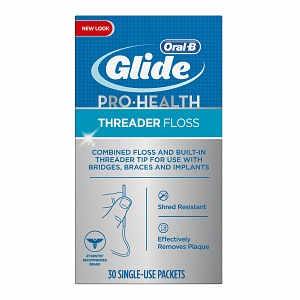 Oral-B Glide Pro-Health Threader Floss - 30 Ea, 2 Pack Oral-B