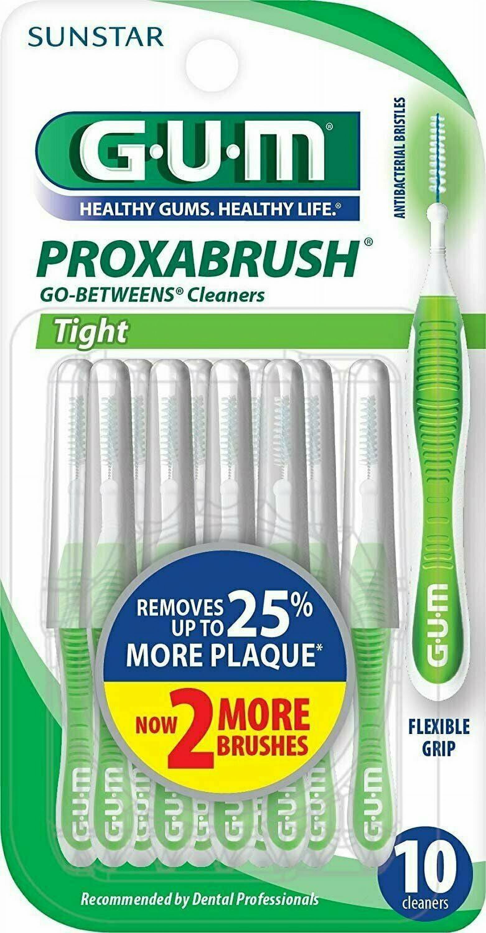 Гибкие межзубные щетки Proxabrush Go-Betweens, 10 шт., 3 упаковки GUM