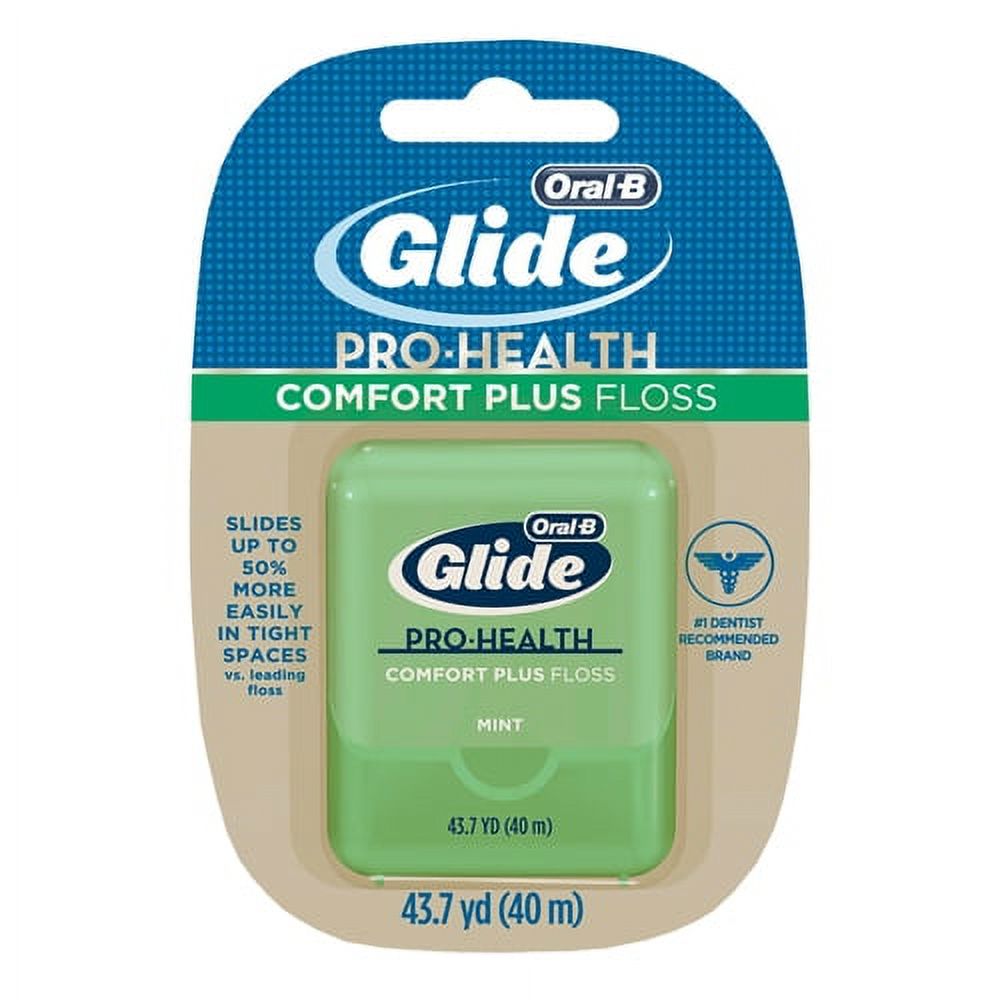 Oral-B Glide Pro-Health Comfort Plus Dental Floss, Mint, 43.7 Yards Oral-B