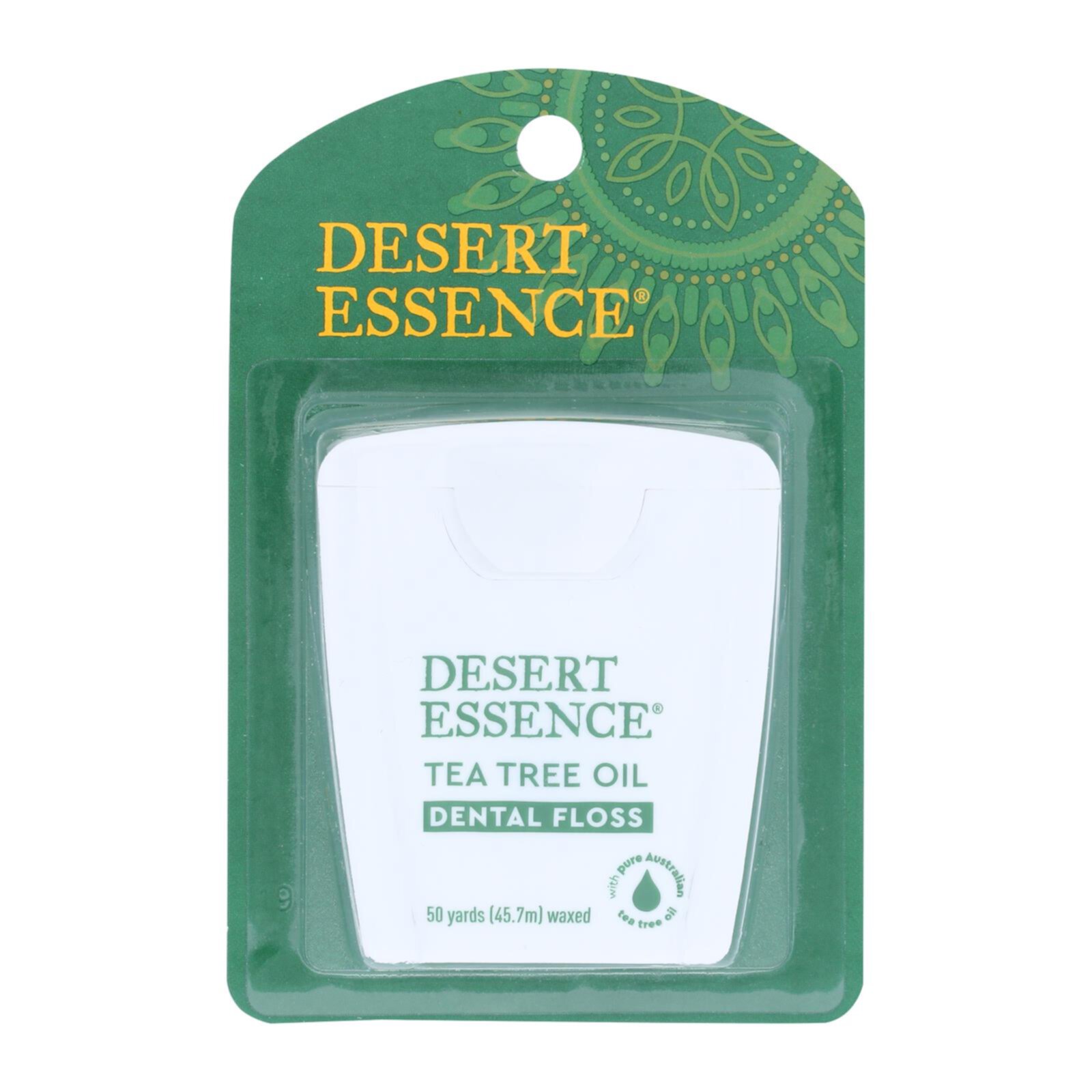 Desert Essence - Dental Floss Tea Tree Oil - 50 Yds - Case of 6 Desert Essence