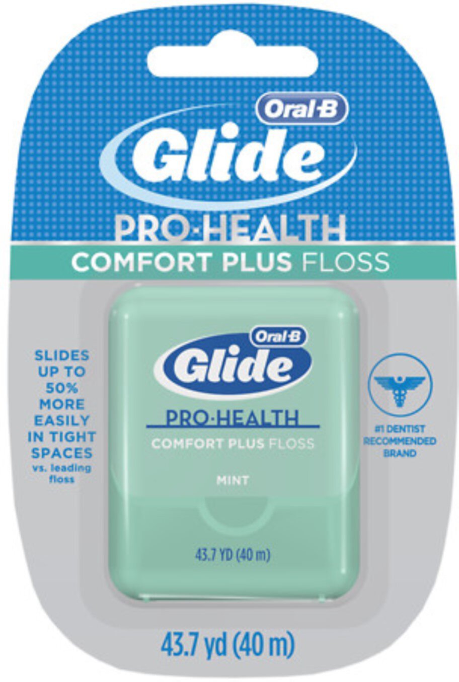 Glide Comfort Plus Floss Mint 43.70 Yards (Pack of 6) GLIDE