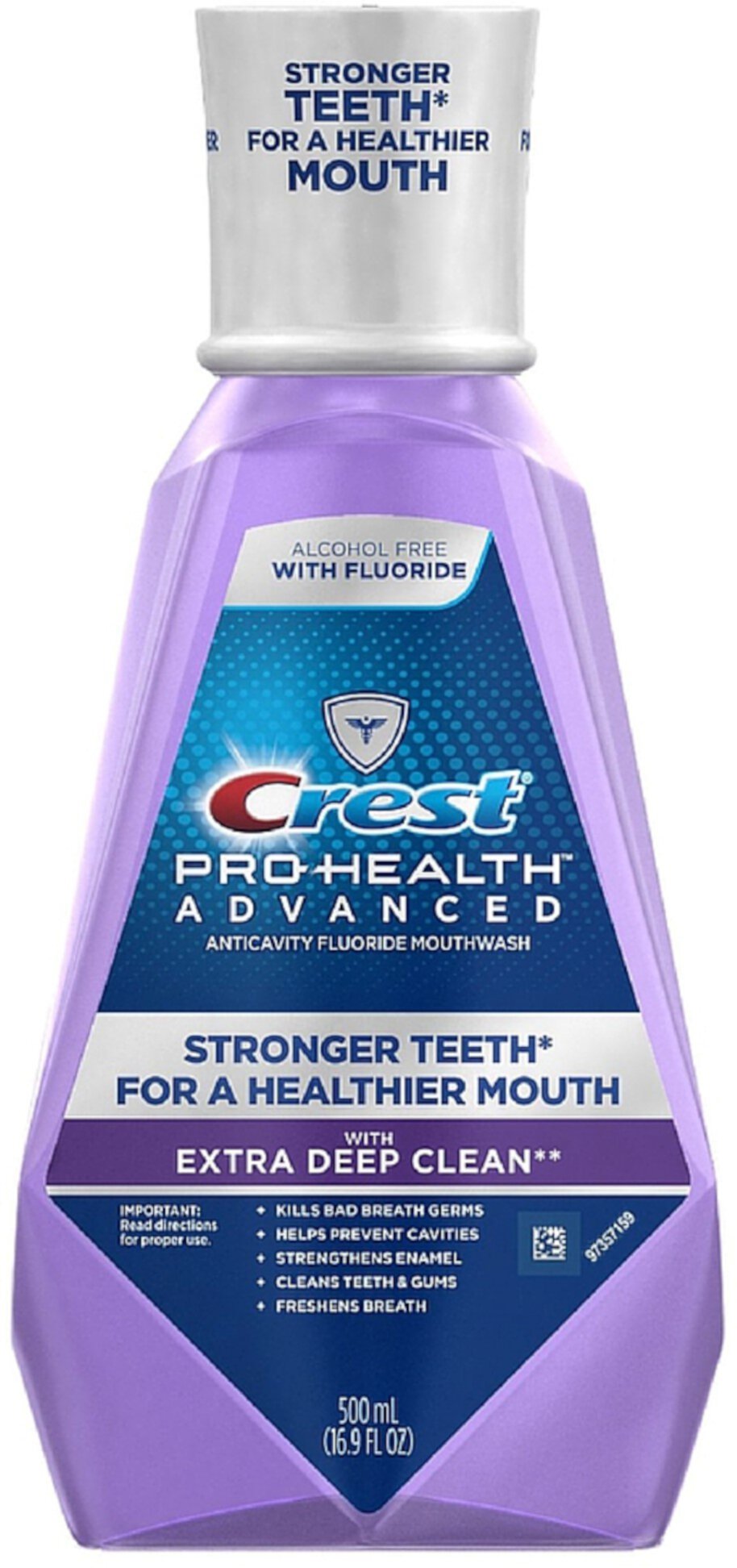 6 Pack - Crest Pro-Health Advanced Mouthwash with Extra Deep Clean, Clean Mint 16.90 oz Crest