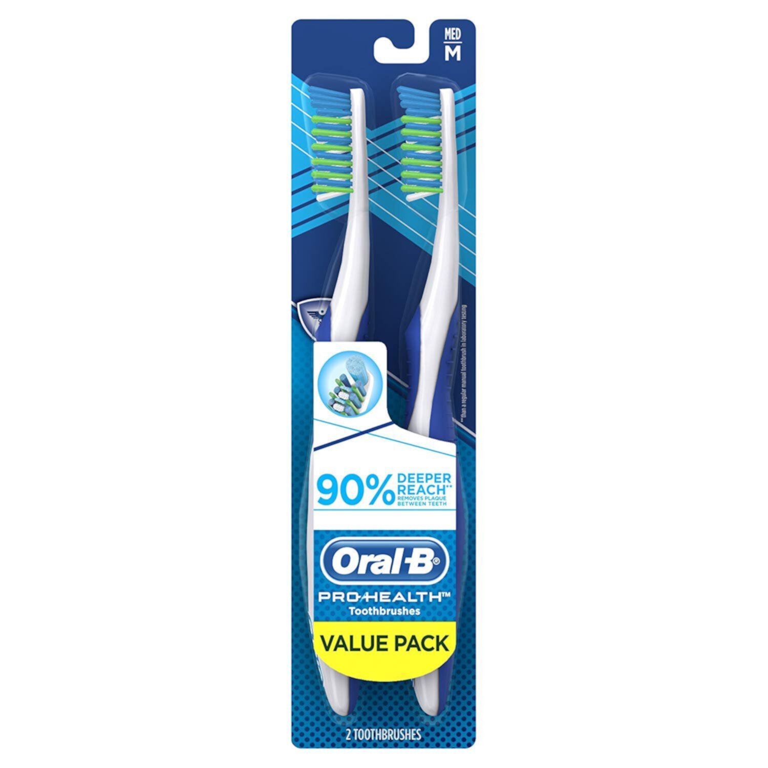 Oral-B Pro-health Superior Clean Manual Toothbrush Value Pack, Soft, 2 Count Oral-B