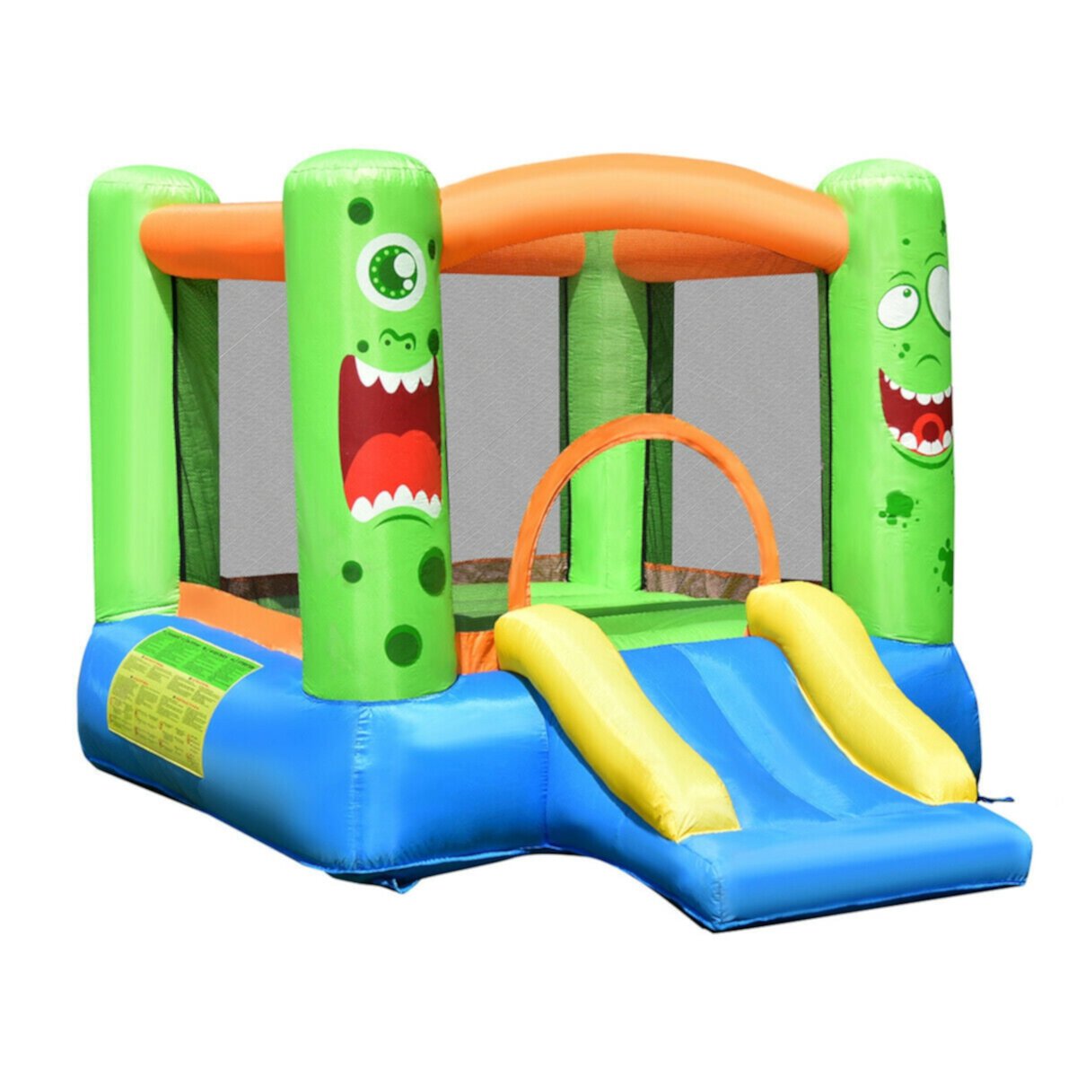 Inflatable Bounce House Jumper Castle Kid's Playhouse without Blower GLINTEX