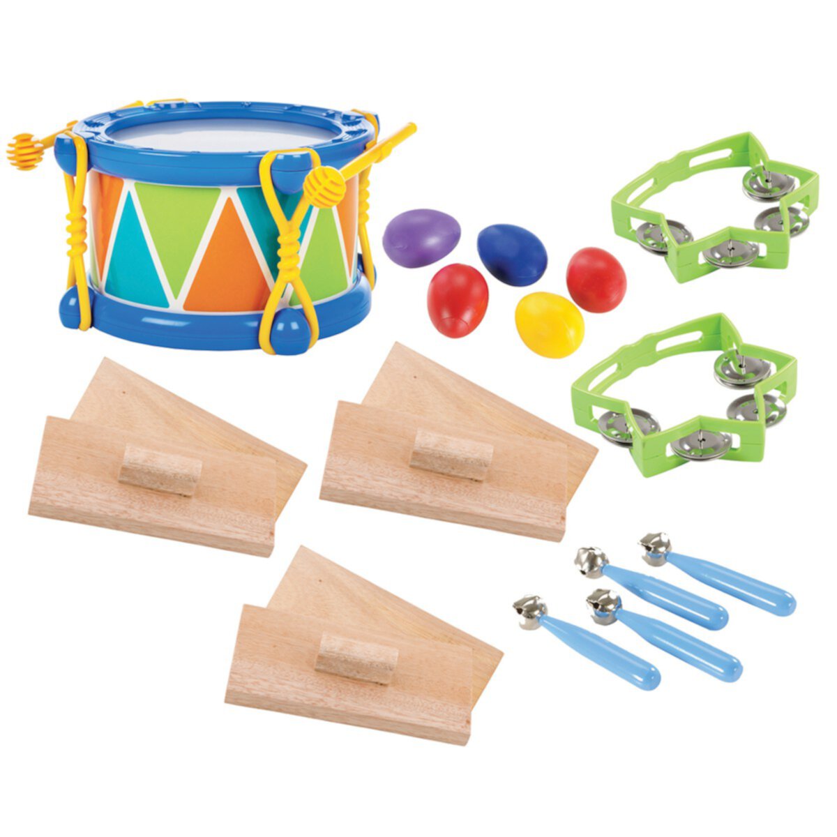 Kaplan Early Learning Toddler Rhythm Band Set of 5 Different Instruments Kaplan Early Learning Company