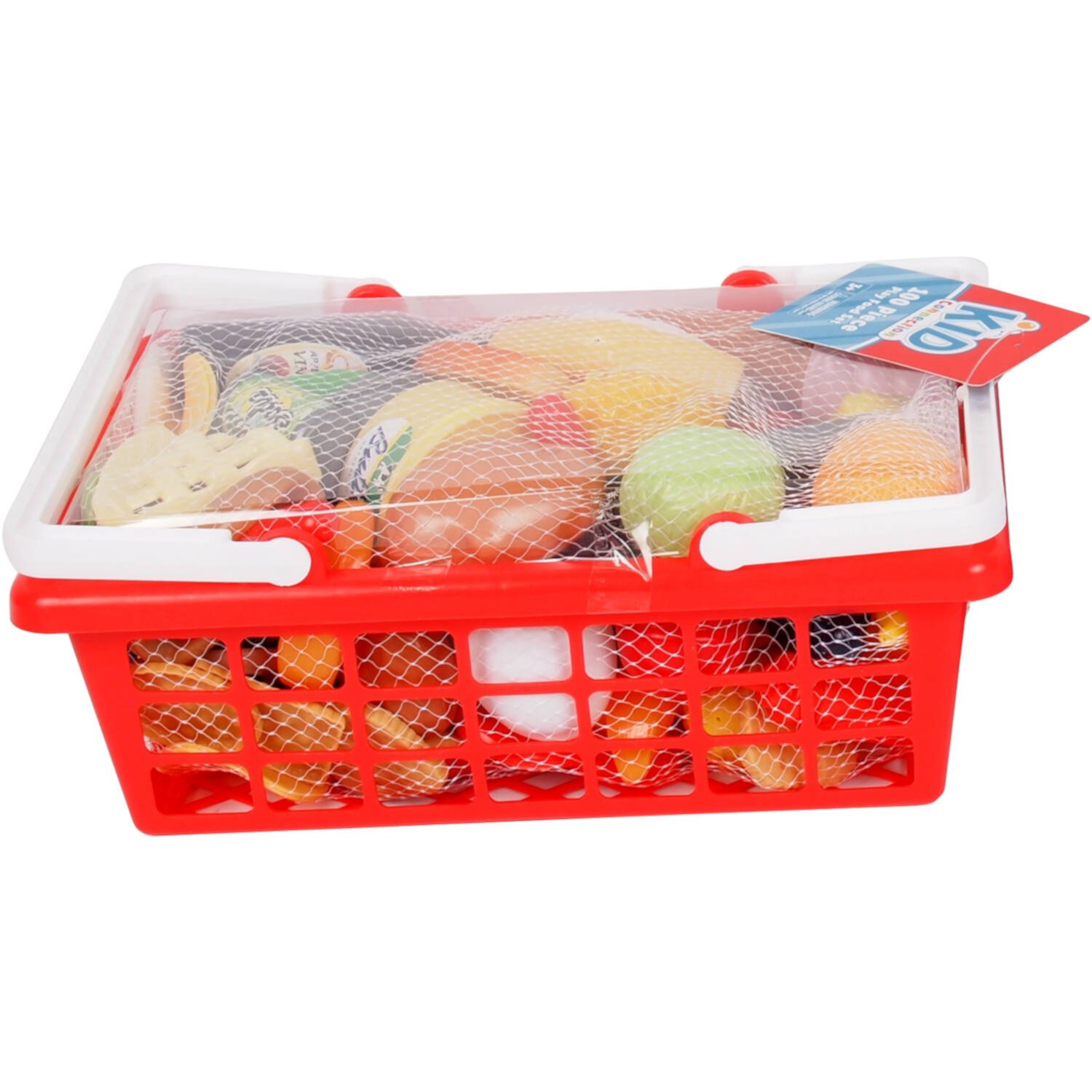 Kid Connection 100pcs Playfood Basket (red) Kid Connection