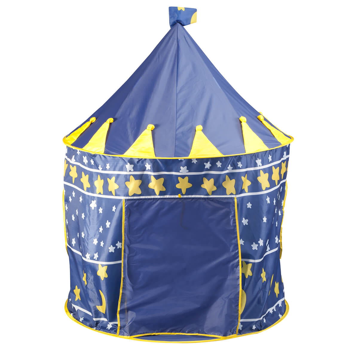 Kids Tent Toy Playhouse, Foldable Castle Tent with Carrying Case, Blue Wizard Fox Valley Traders