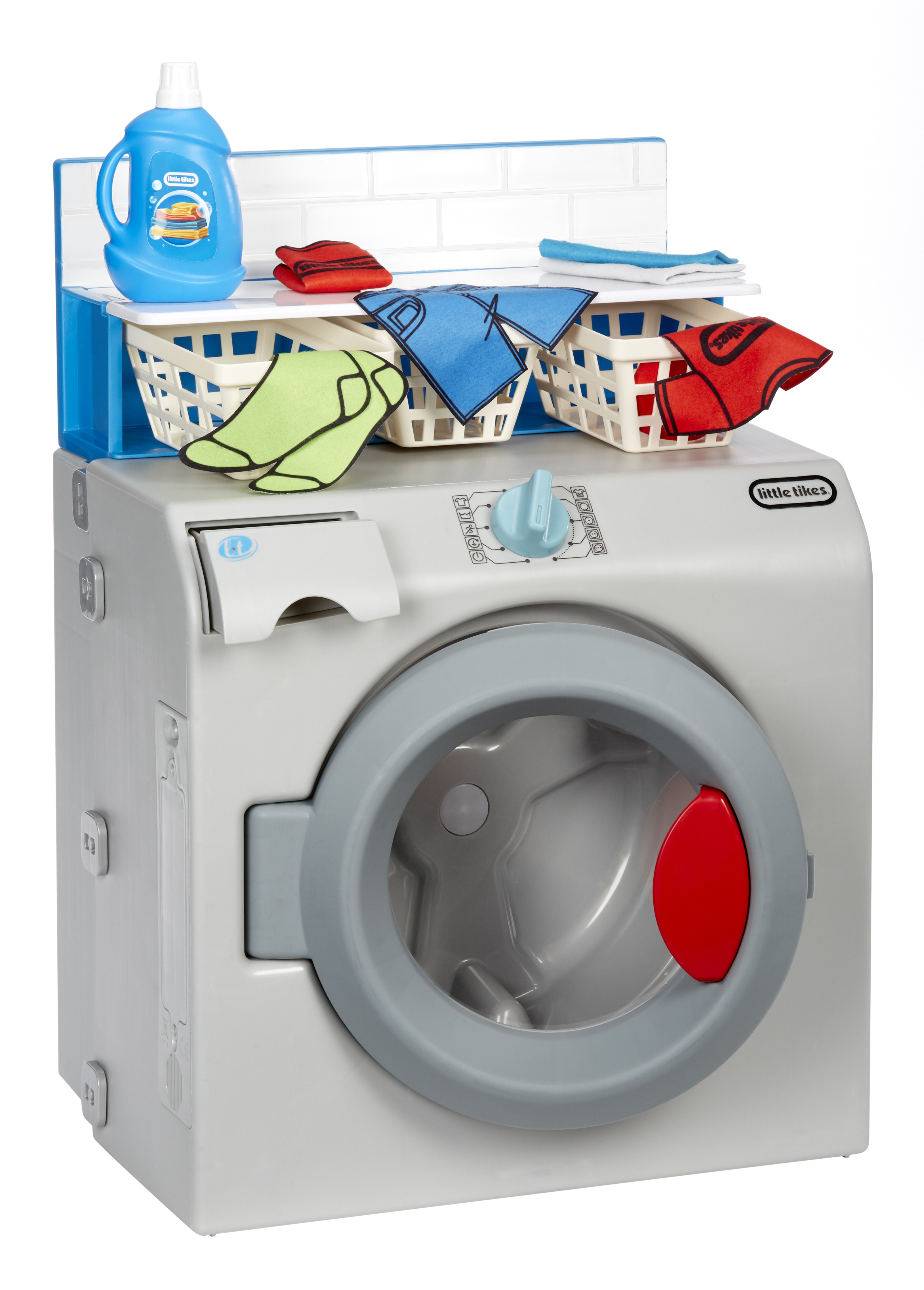 Little Tikes First Washer Dryer, Pretend Play Appliance, Interactive Toy Washing Machine with 11 Accessories, Kids Ages 2+ Little Tikes