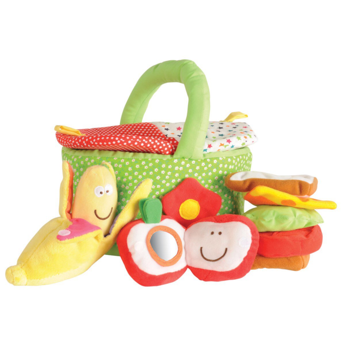 Kaplan Early Learning Washable Picnic Play Set with Storage Basket Kaplan Early Learning Company