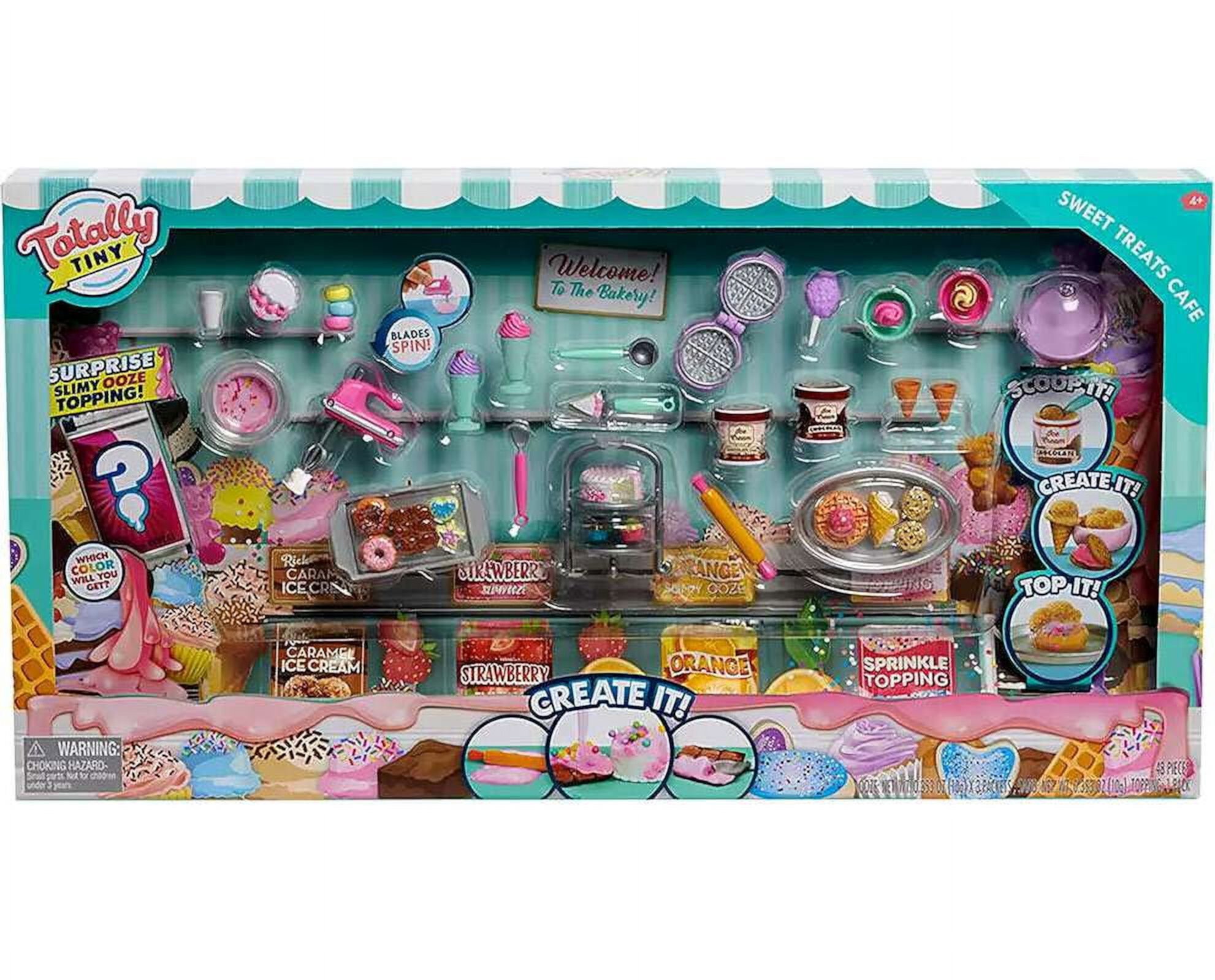 Totally Tiny Fun Sweet Treats Cafe Mini Food Play Set Just Play