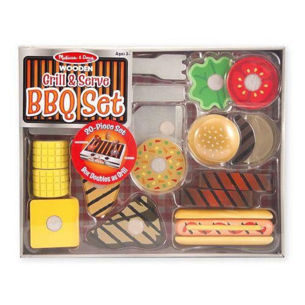 Melissa & Doug - Grill & Serve BBQ Set Melissa & Doug