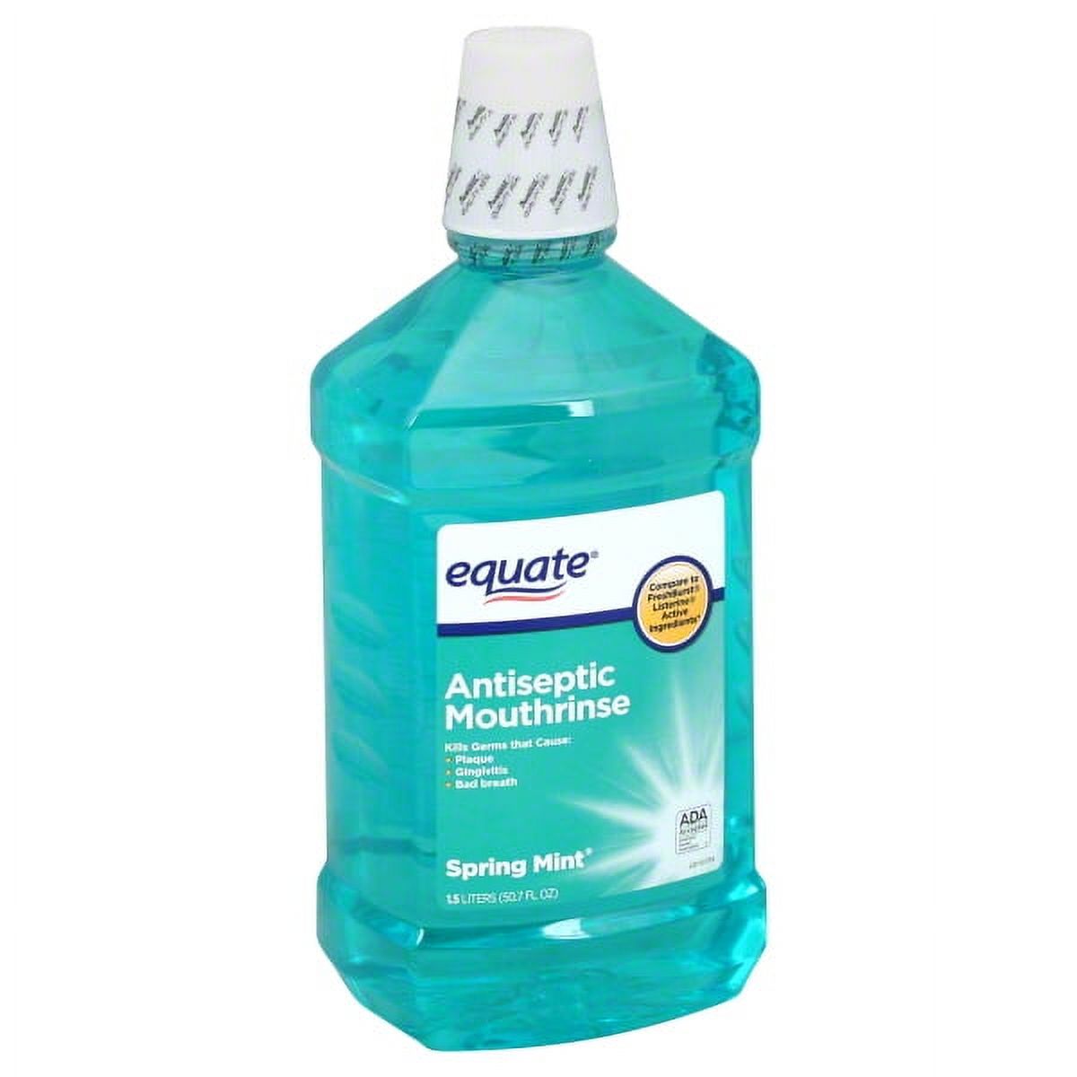 Equate Spring Mint Antiseptic Mouthrinse, 1.5 L Equate