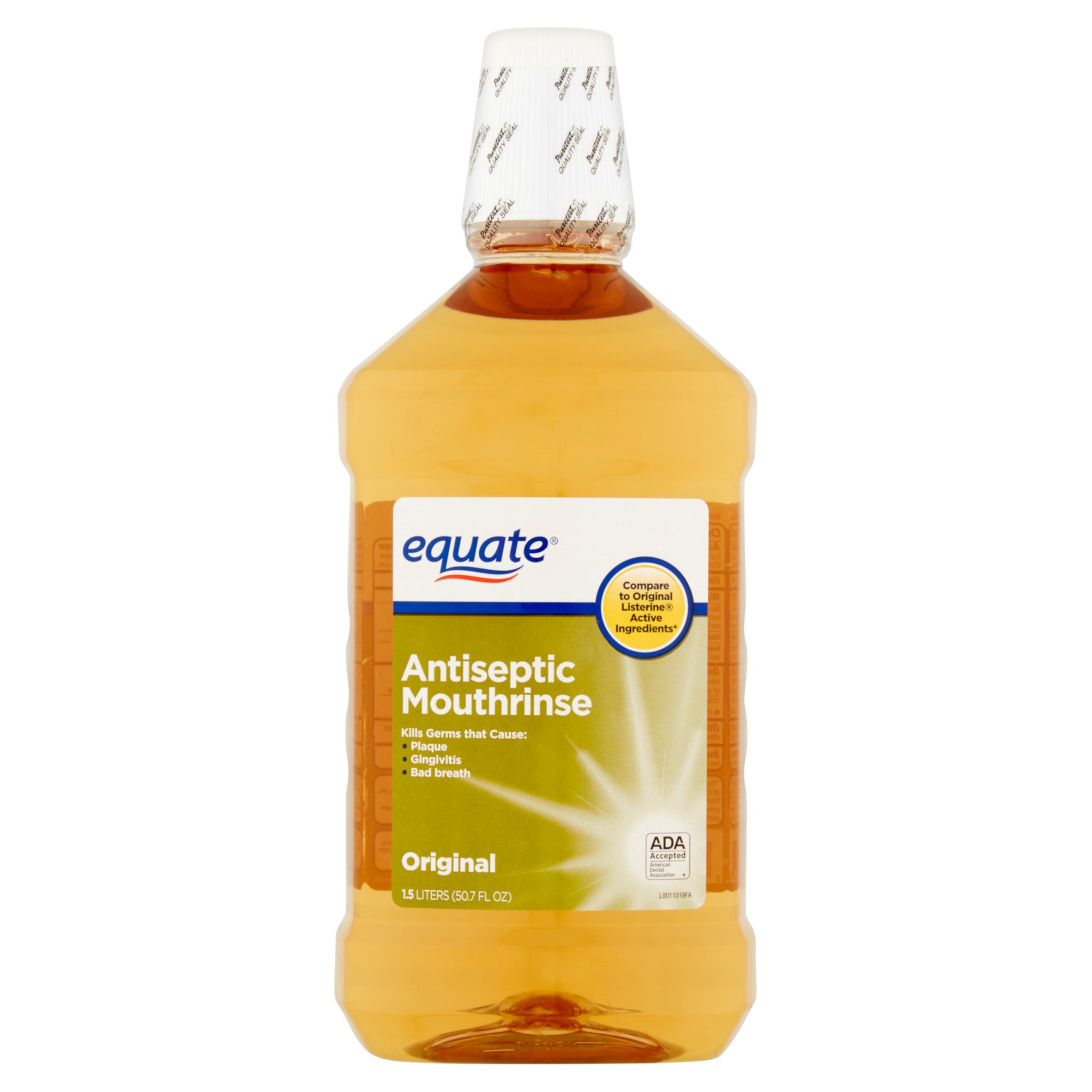 Equate Original Antiseptic Mouthrinse, 50.7 Fl Oz Equate