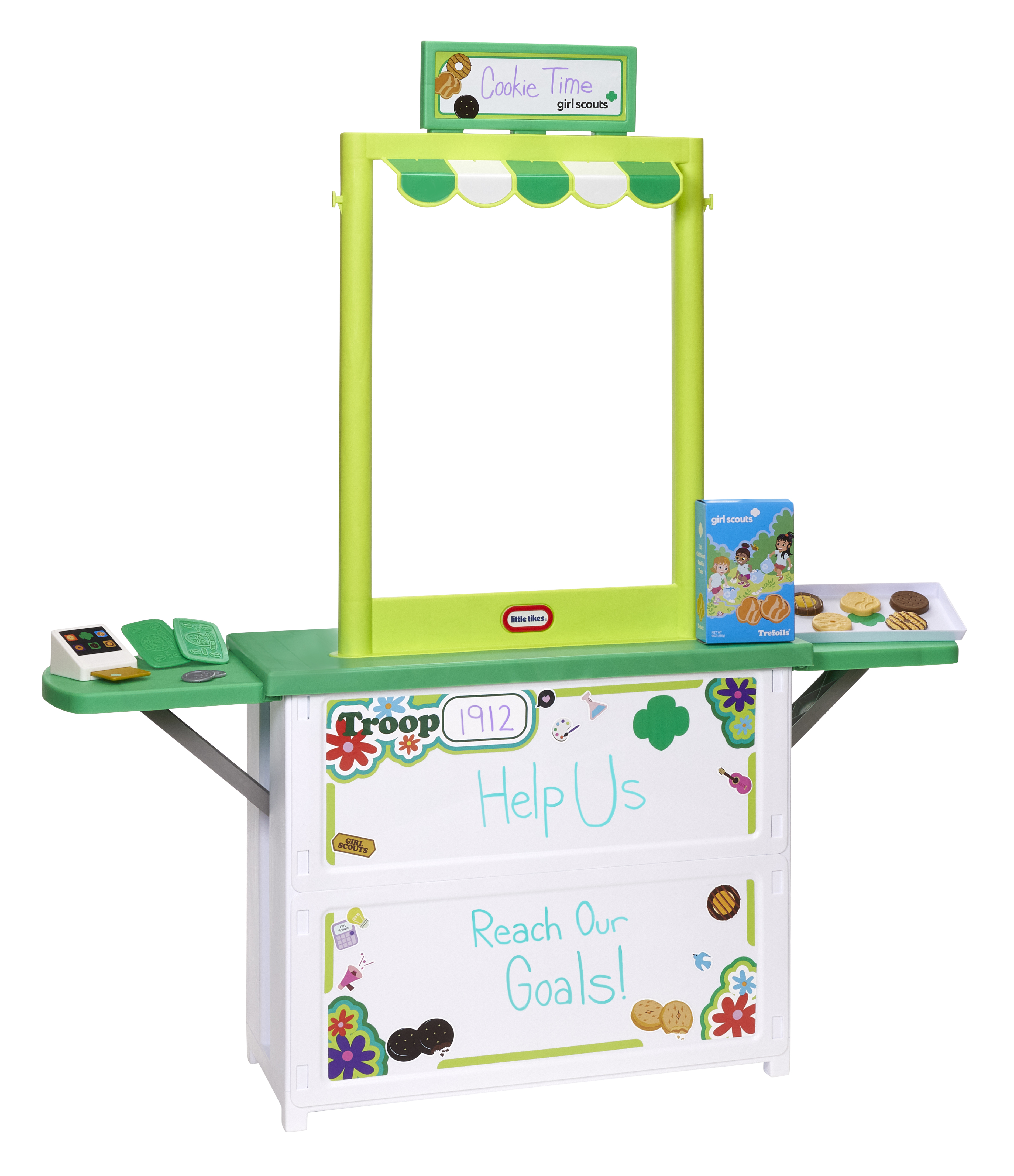 Little Tikes Girl Scout Cookie Booth Playset, Multi-Color, for Ages 3+ Years Little Tikes