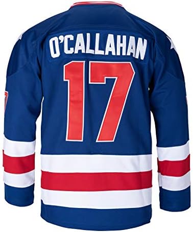 Youth 1980 Miracle On Ice #21 Mike Eruzione #17 O'Callahan #30 Jim Craig Ice Hockey Jersey EHCSROP