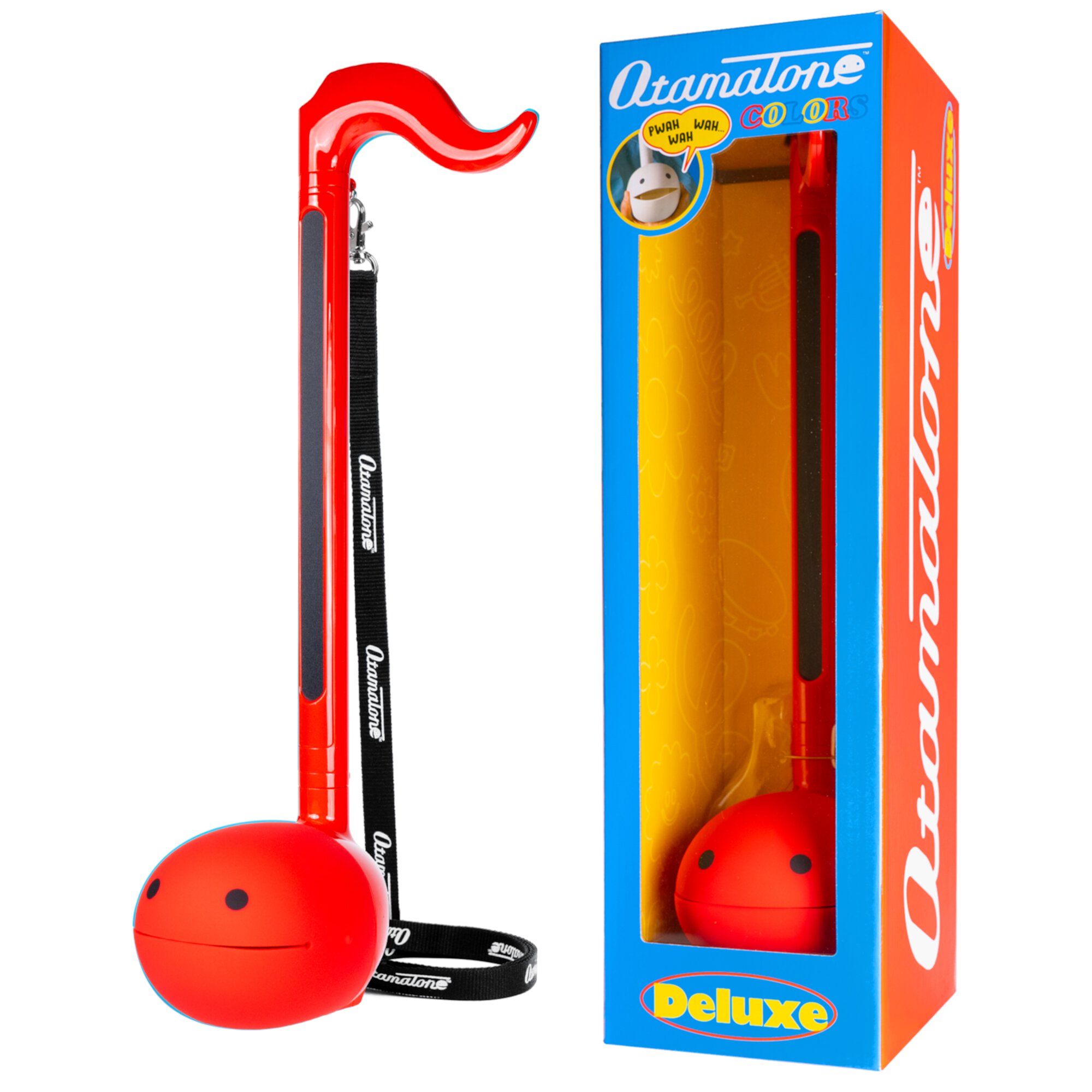 Otamatone Deluxe Electronic Musical Instrument for Adults Portable Synthesizer Digital Electric Music from Japan by Cube/Maywa Denki Cool Stuff Gifts, Red Otamatone