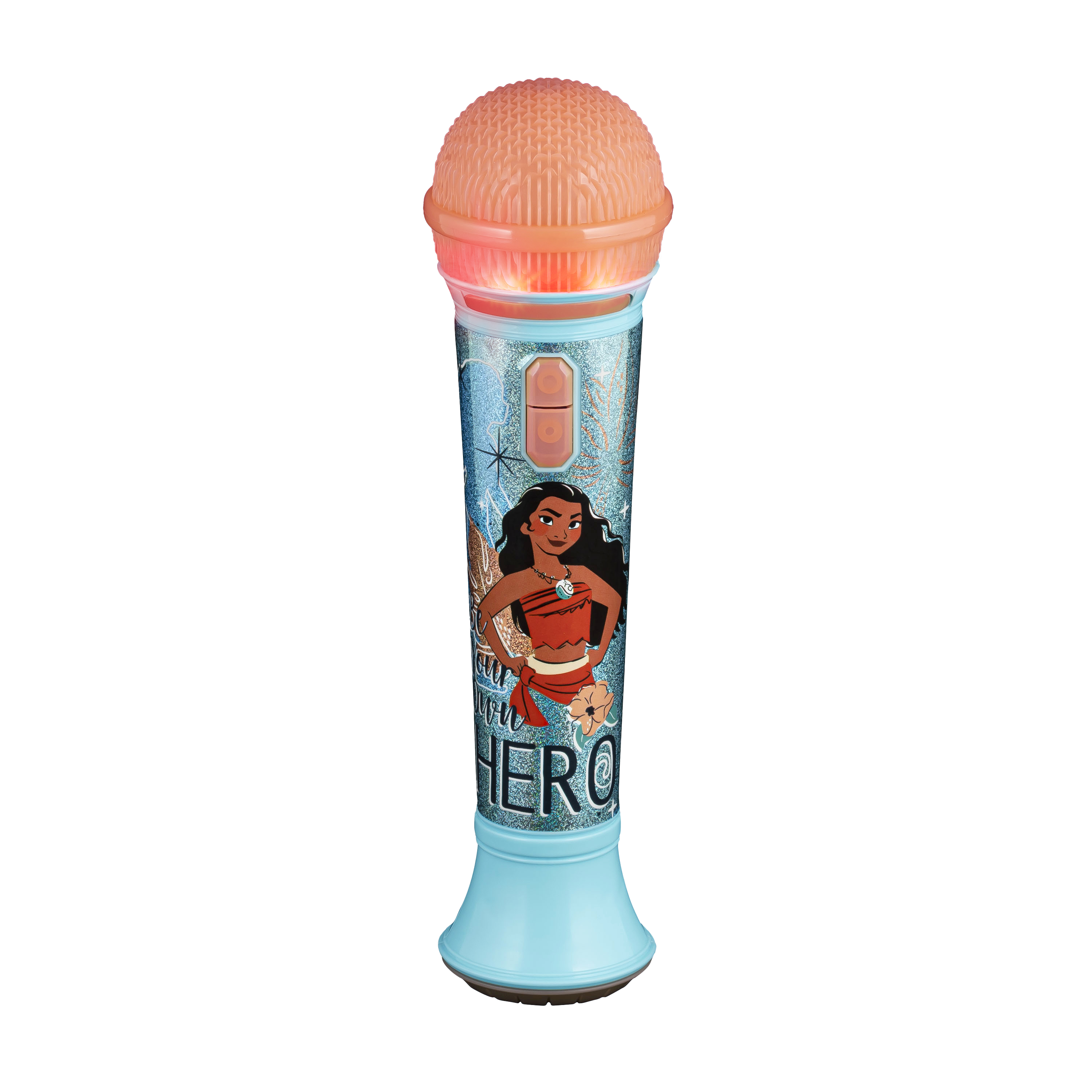 ekids Disney Princess Moana Toy Microphone for Kids, Musical Toy for Girls with Built-in Music EKids