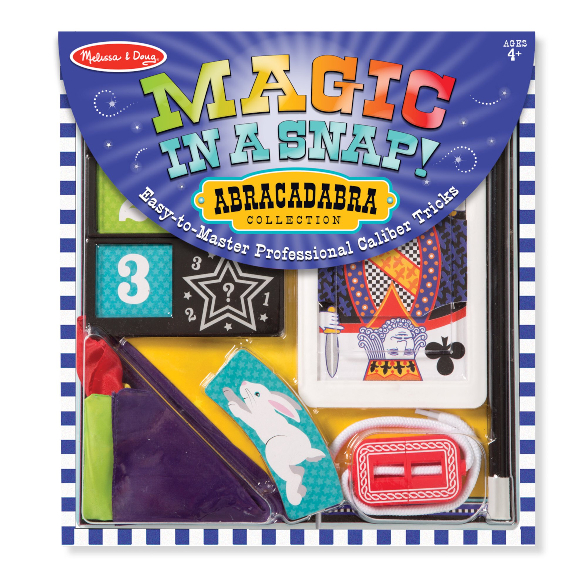 Melissa & Doug Magic in a Snap! Abracadabra Collection Magic Tricks Set (10 pcs) Melissa & Doug