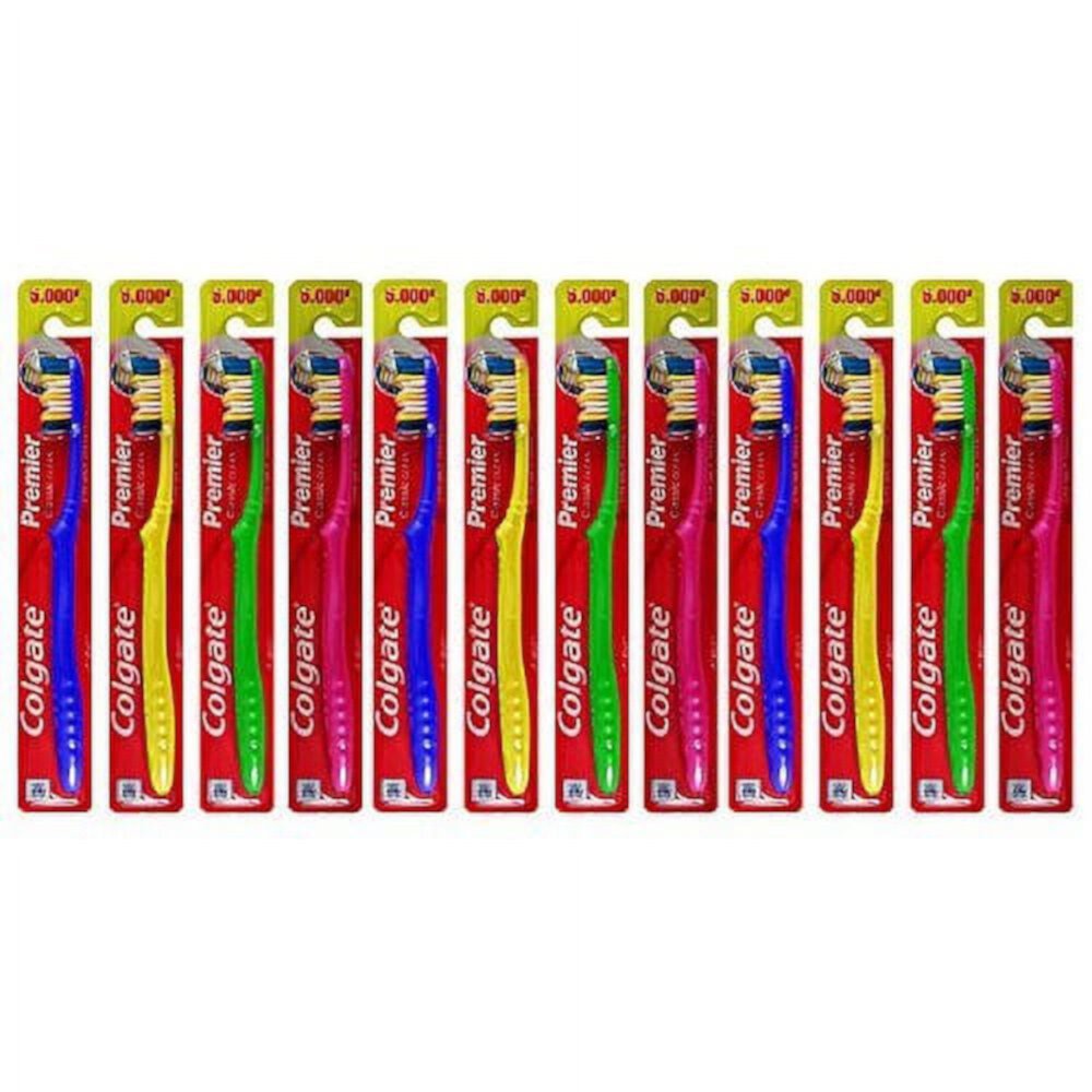 Colgate Toothbrush Premier Classic Clean Medium (Case of 72) Colgate