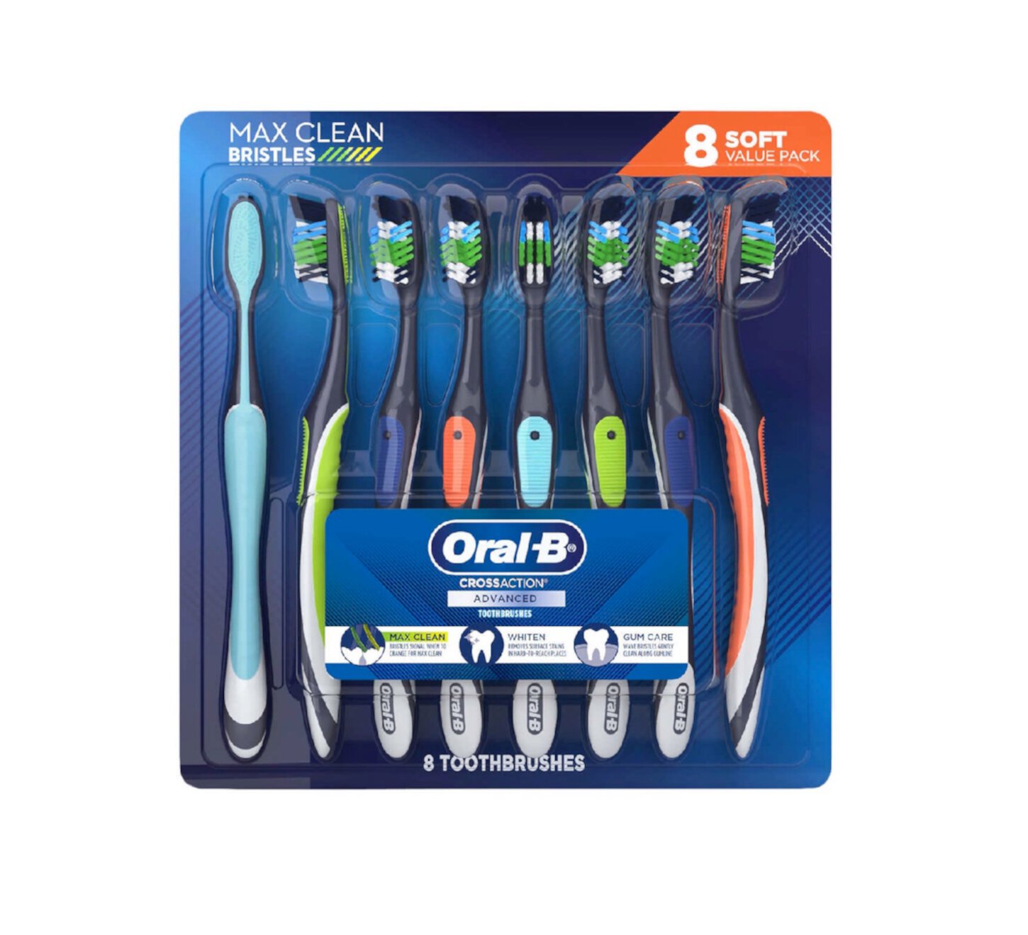 Oral-B CrossAction Advanced Toothbrush, 8-pack Oral-B