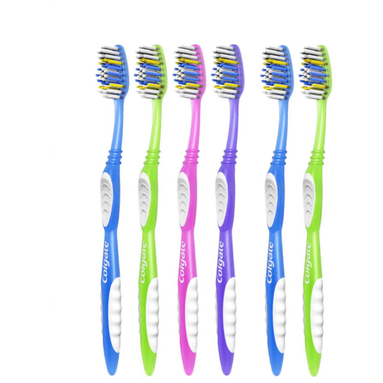 6 Pack Colgate Firm Toothbrush Extra Clean Assorted Colors Colgate